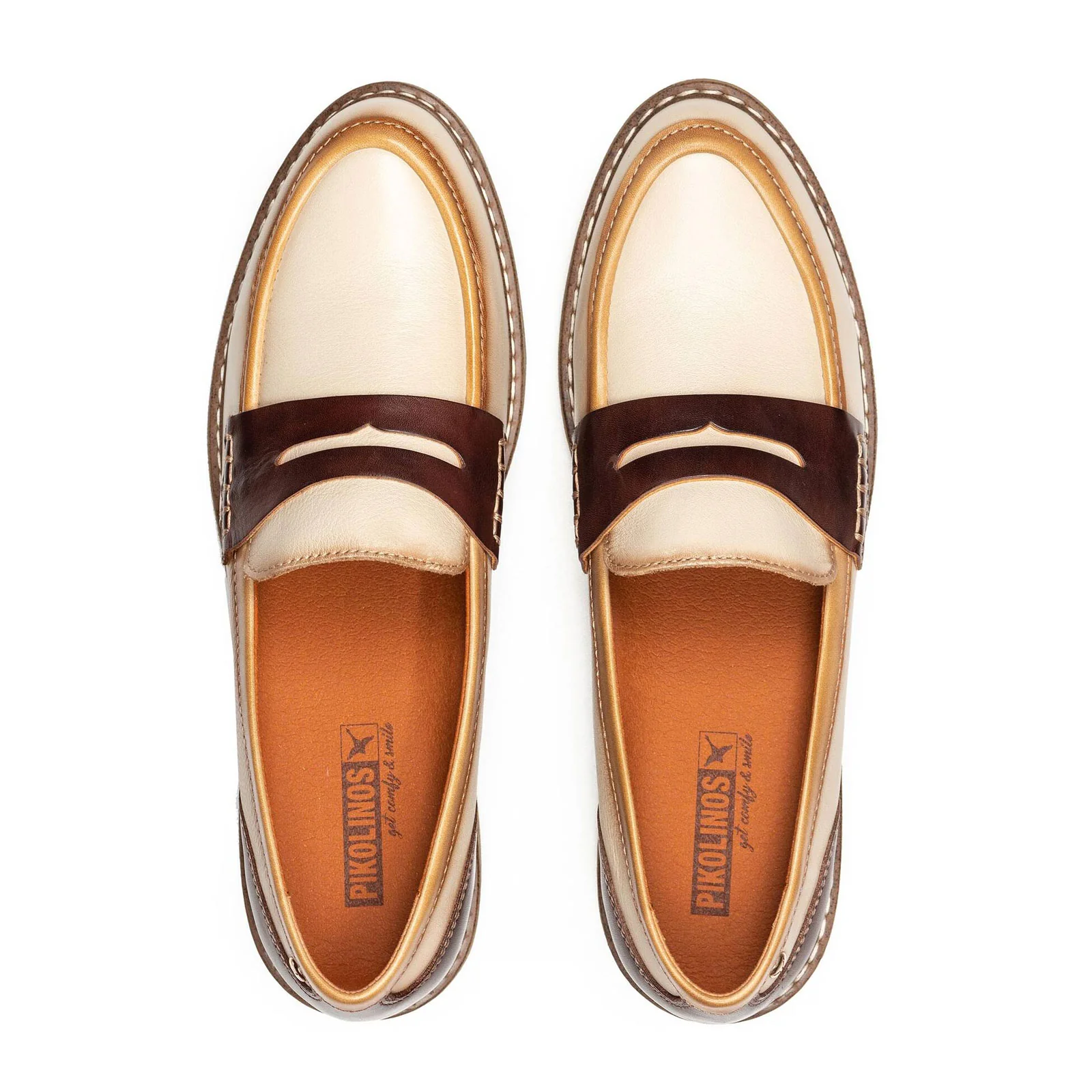 Pikolinos Aldaya W8J-3541C2 Slip On Loafer (Women) - Marfil Leather - Image 7