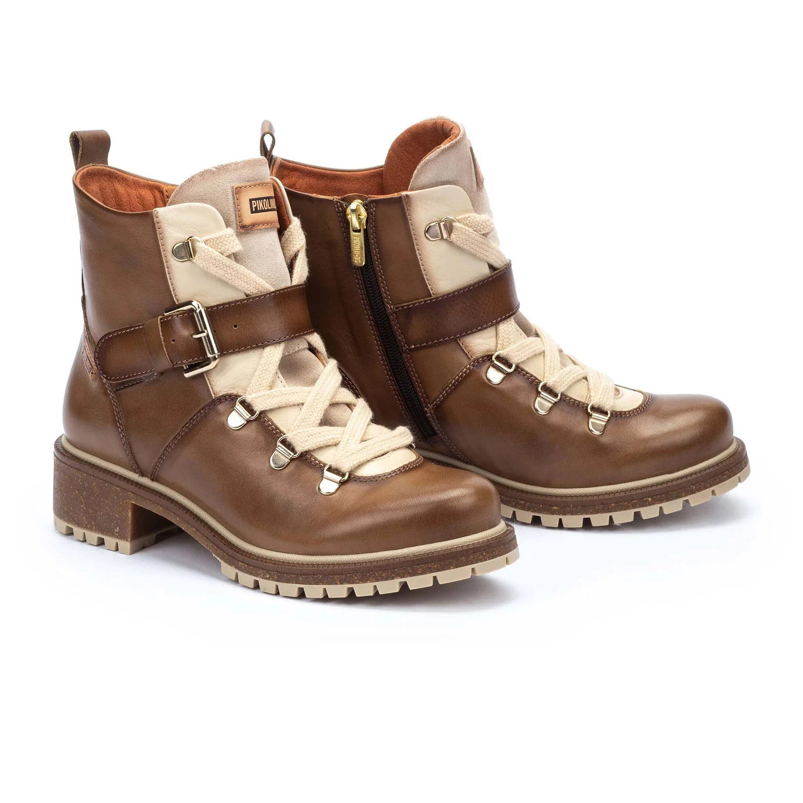 Pikolinos Aspe W9Z-8748C1 Ankle Boot (Women) - Olive Leather - Image 2
