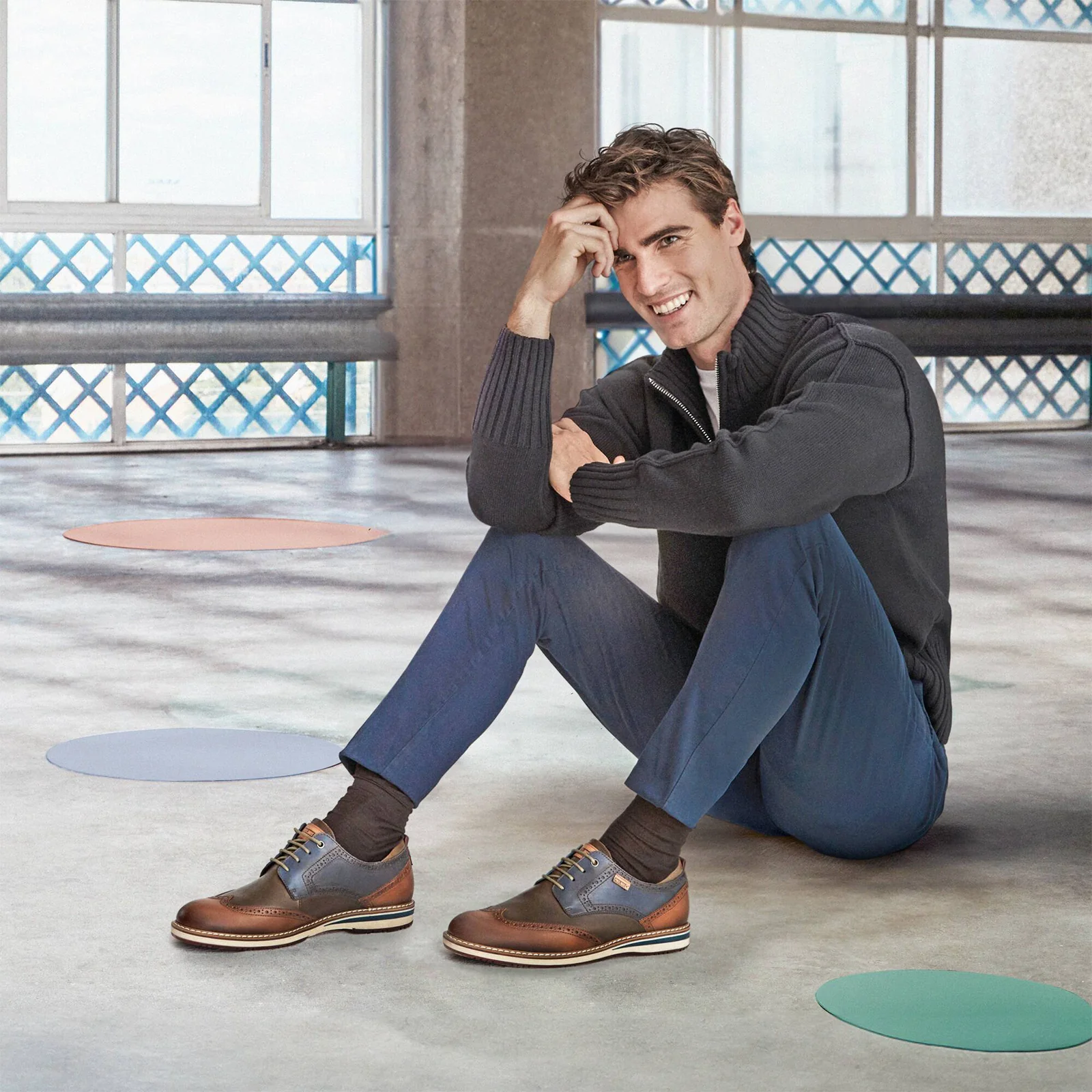 Pikolinos Avila M1T-4191C1 Oxford (Men) - Brandy Leather - Image 7