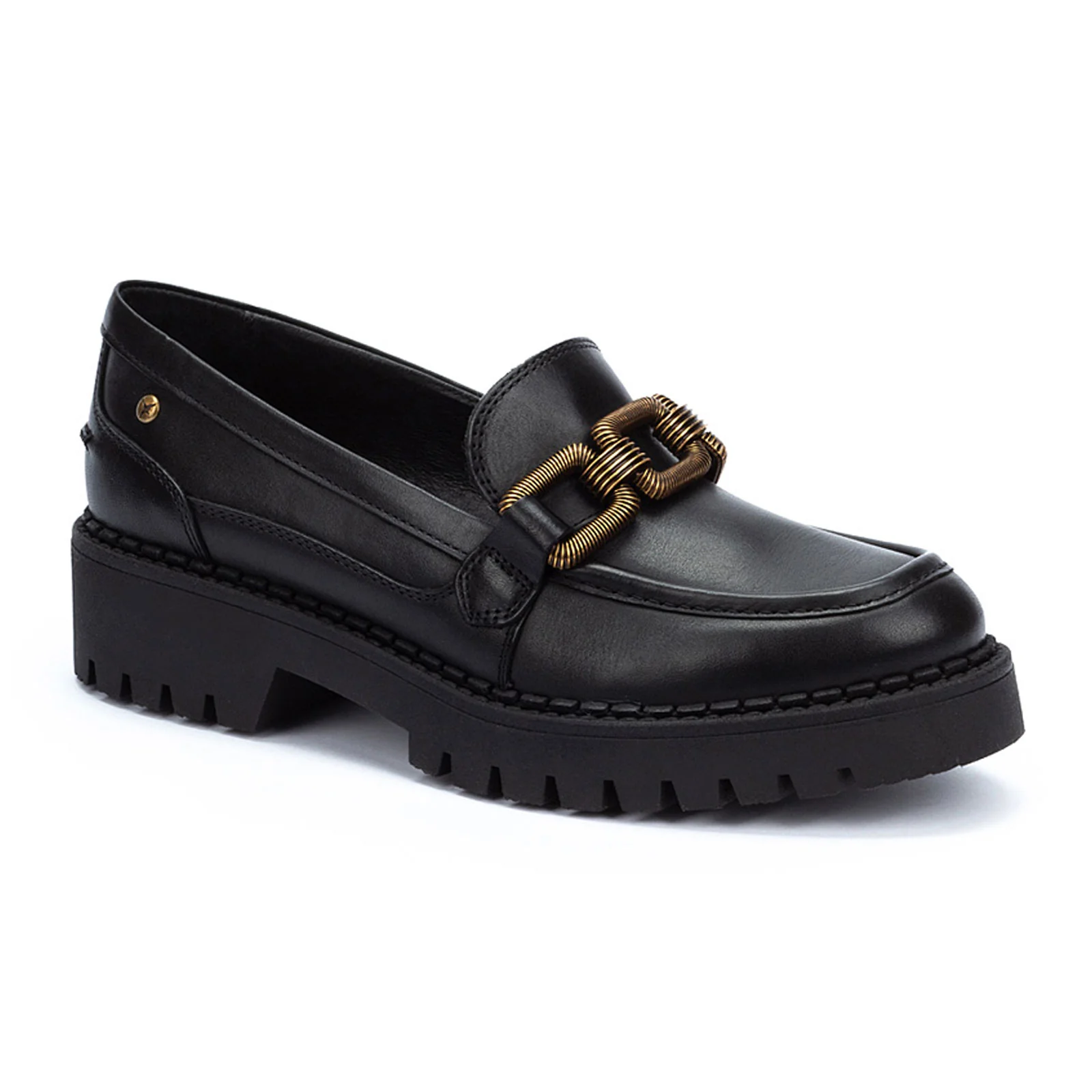 Pikolinos Aviles W6P-3742 Loafer (Women) - Black Leather - Image 2