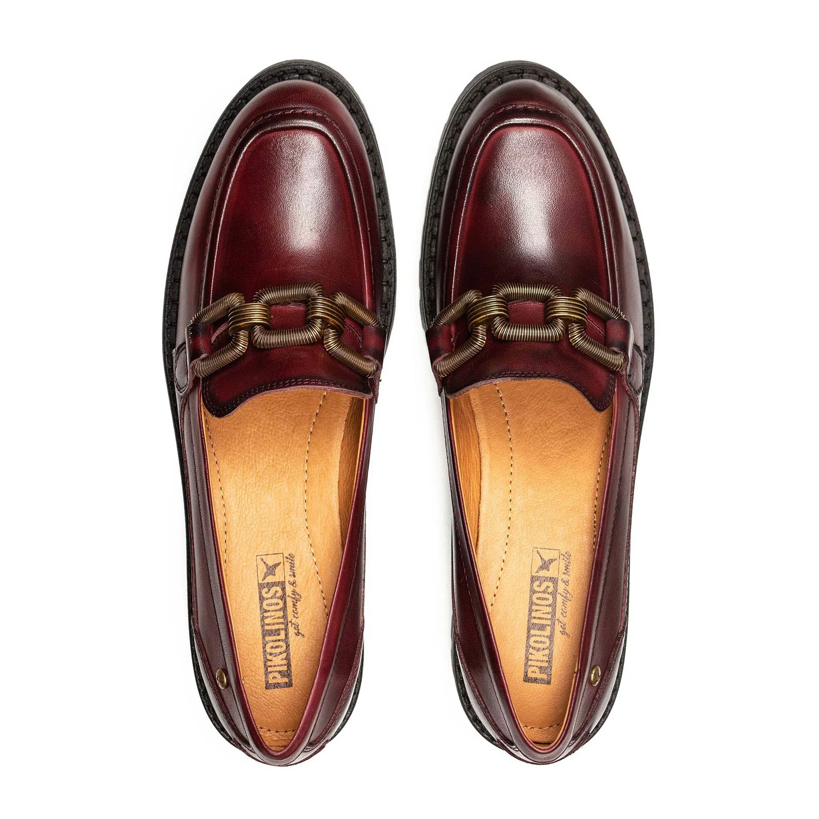 Pikolinos Aviles W6P-3742 Loafer (Women) - Garnet Leather - Image 2