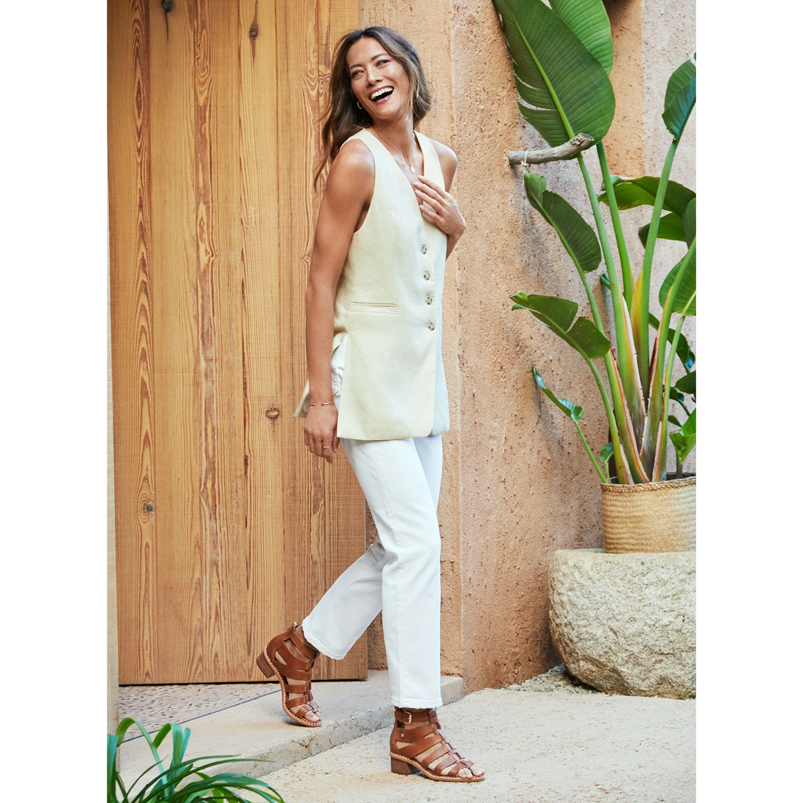 Pikolinos Blanes W3H-1823 Heeled Sandal (Women) - Brandy Leather - Image 5