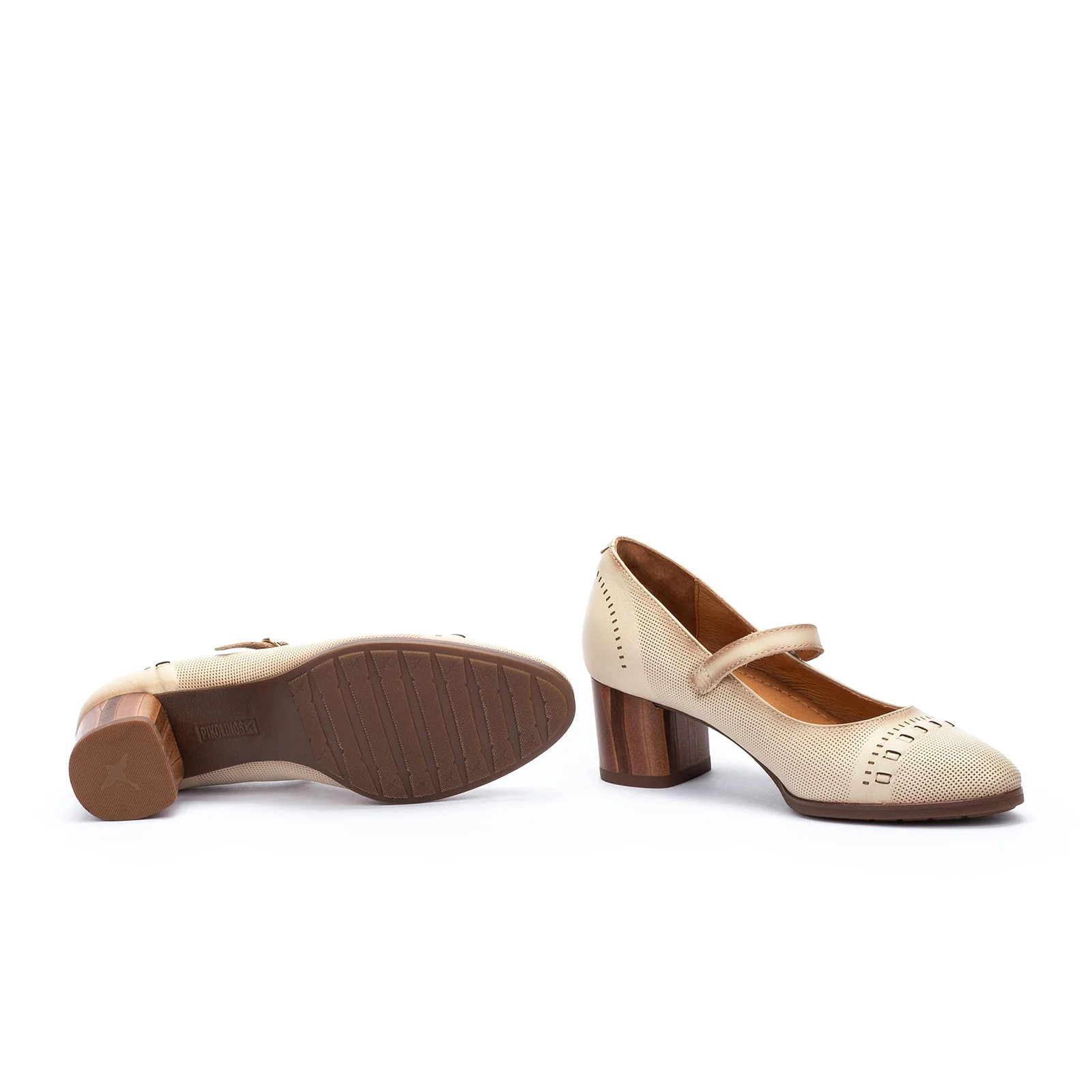 Pikolinos Calafat W1Z-5797 Heeled Mary Jane (Women) - Marfil - Image 6
