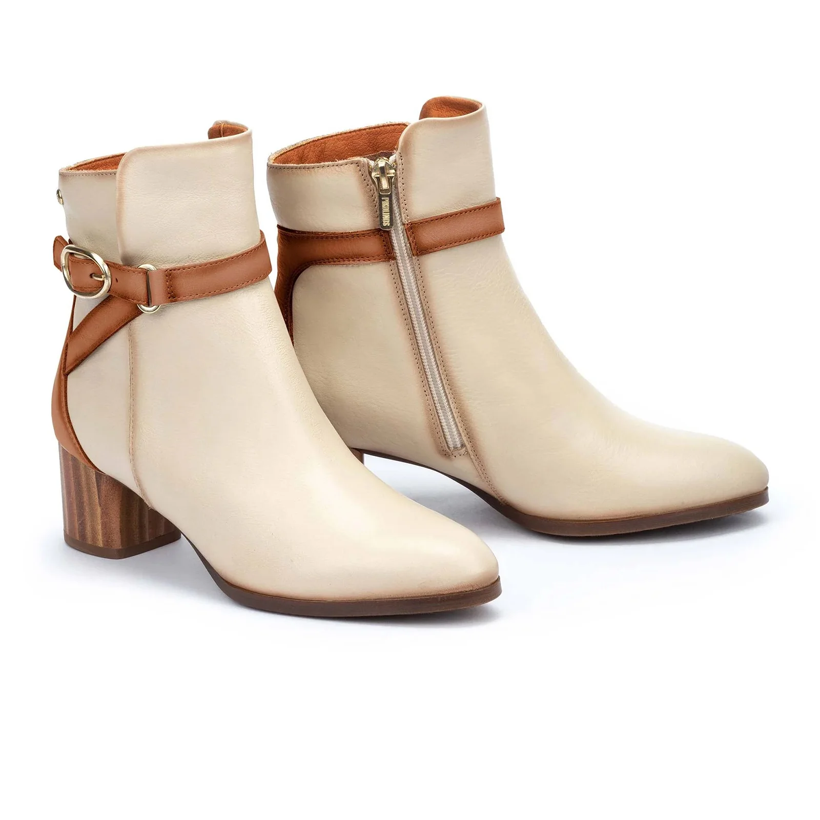 Pikolinos Calafat W1Z-8977C1 Ankle Boot (Women) - Marfil Leather - Image 5