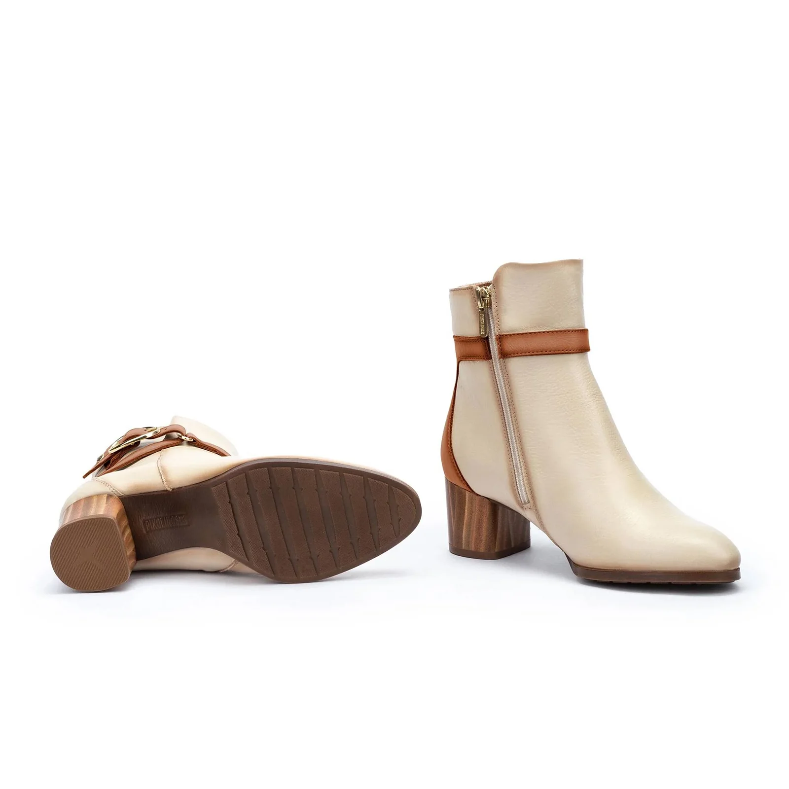 Pikolinos Calafat W1Z-8977C1 Ankle Boot (Women) - Marfil Leather - Image 7