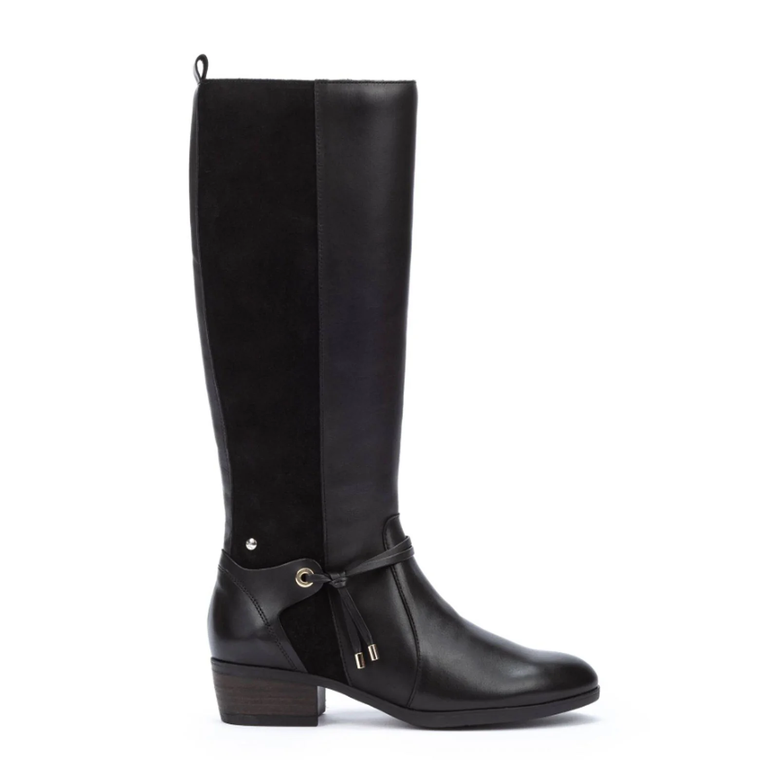 Pikolinos Daroca W1U-9561C1 Extra Wide Calf Tall Boot (Women) - Black Leather