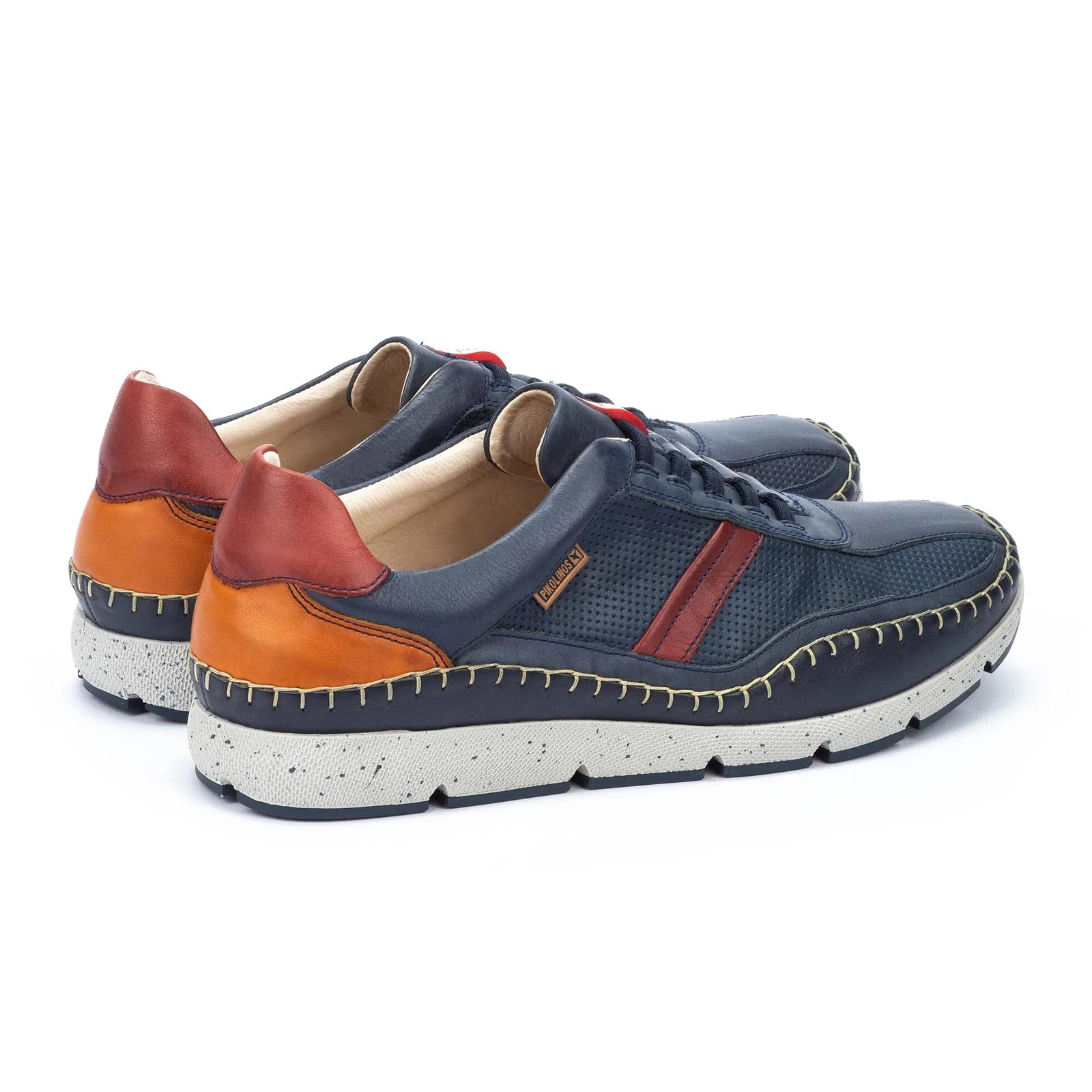 Pikolinos Fuencarral M4U-6046C1 Sneaker (Men) - Blue Leather - Image 3
