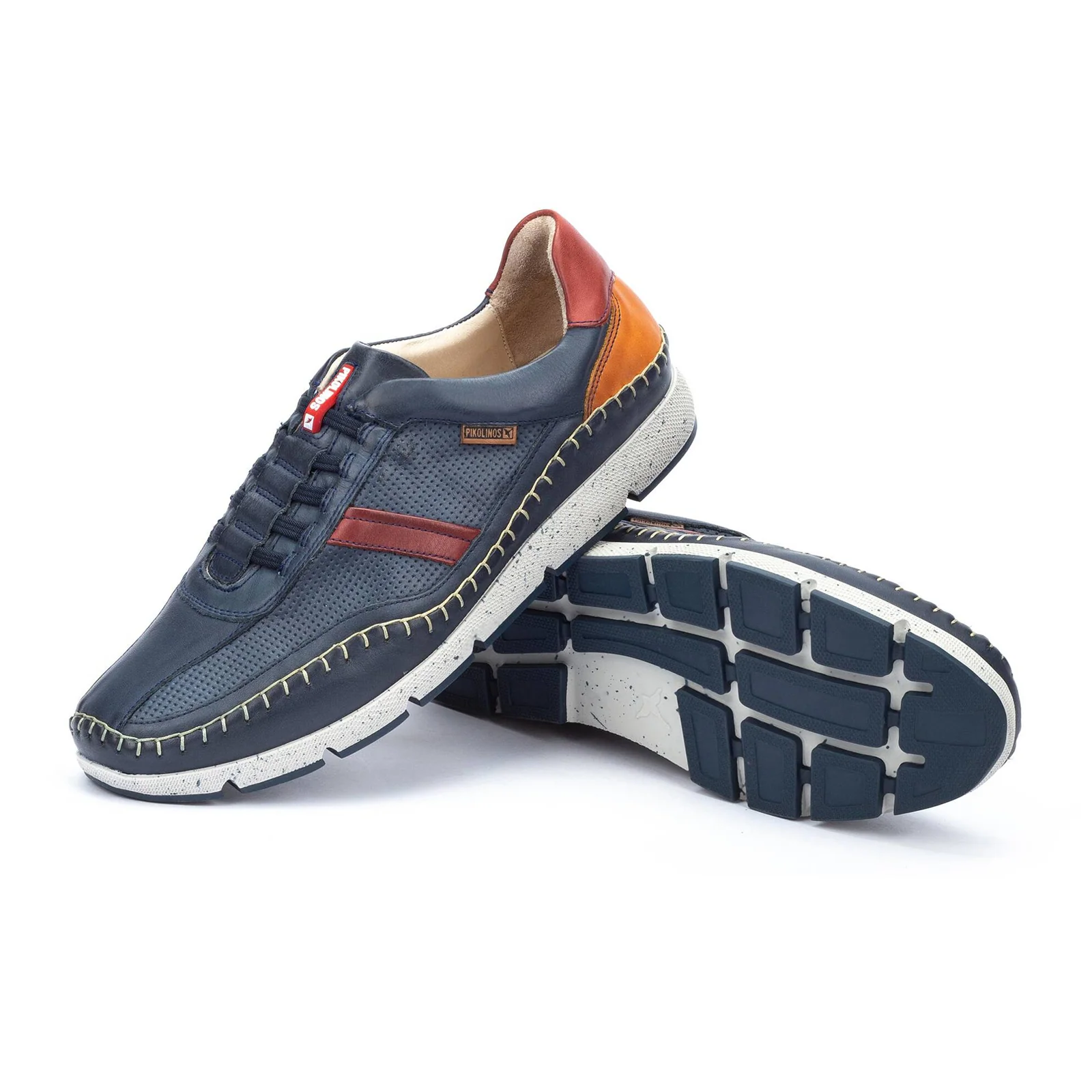 Pikolinos Fuencarral M4U-6046C1 Sneaker (Men) - Blue Leather - Image 5