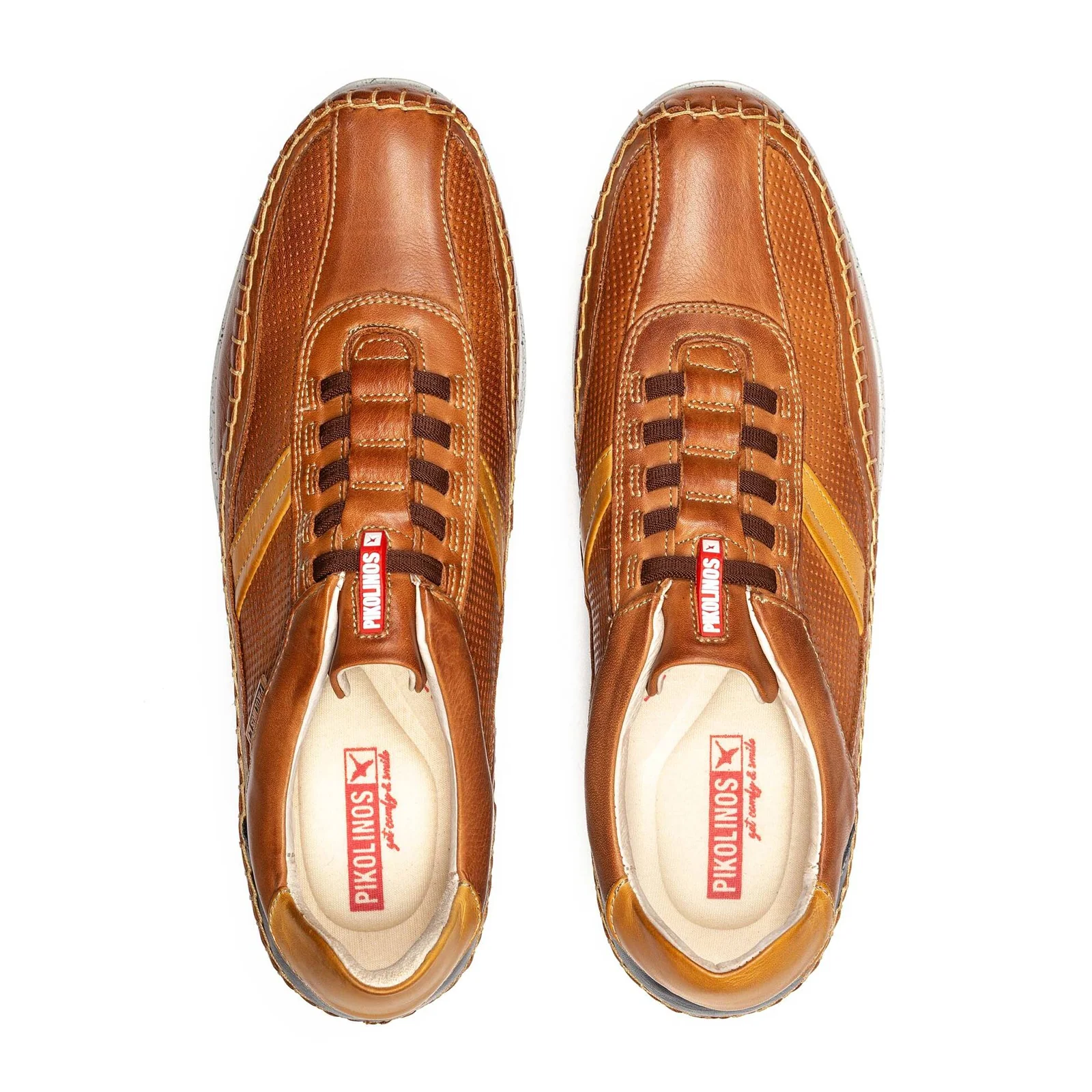 Pikolinos Fuencarral M4U-6046C1 Sneaker (Men) - Brandy Leather - Image 5