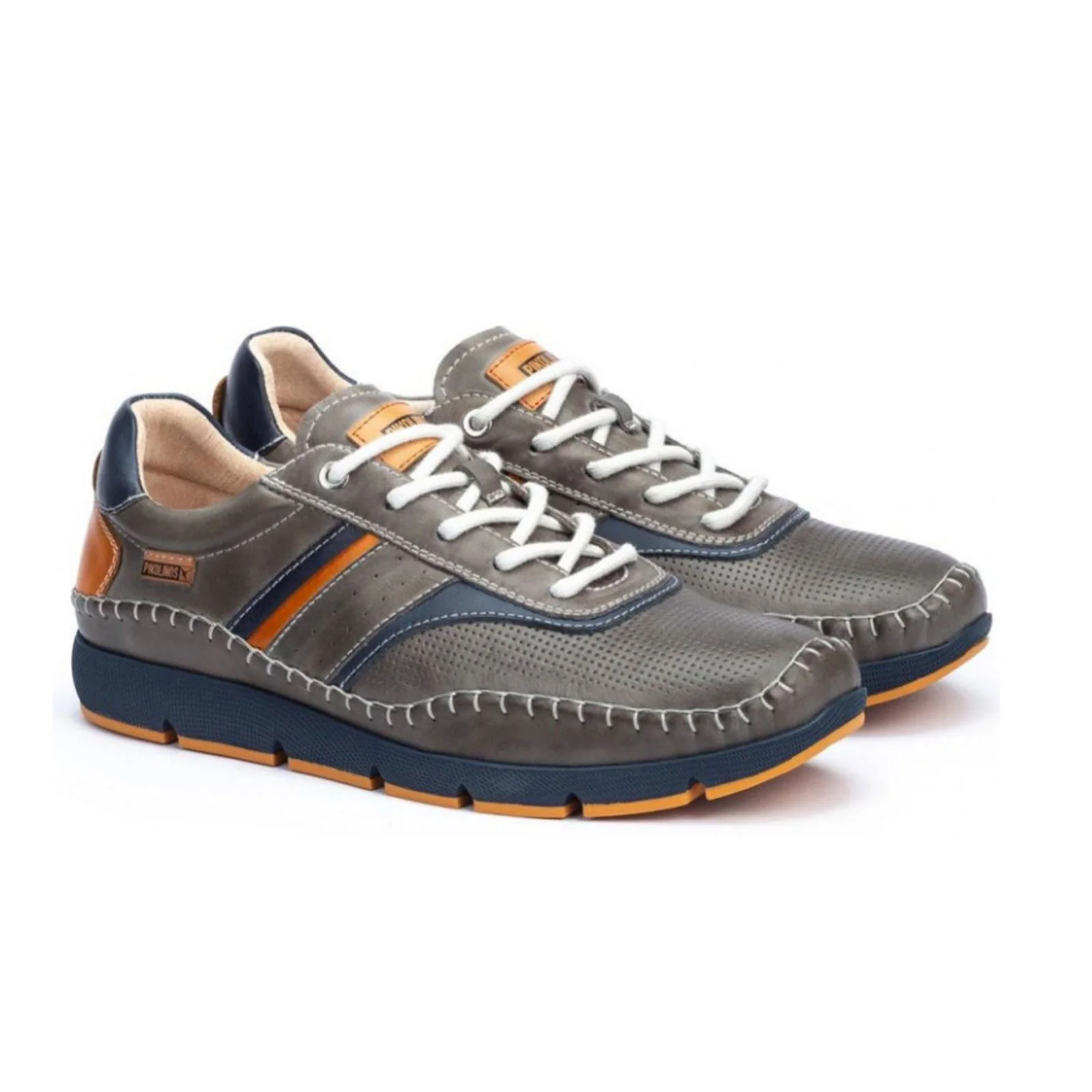 Pikolinos Fuencarral M4U-6048C1 Sneaker (Men) - Dark Grey Leather - Image 3