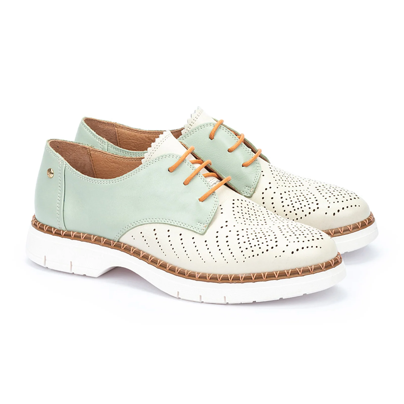 Pikolinos Henares W1A-4816C1 Oxford (Women) - Nata Leather - Image 3