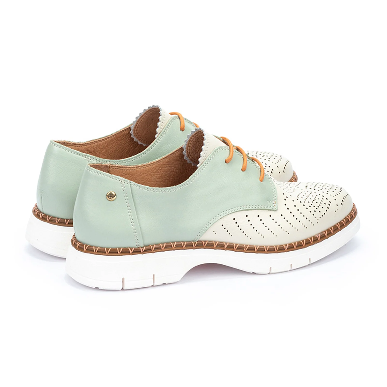 Pikolinos Henares W1A-4816C1 Oxford (Women) - Nata Leather - Image 4