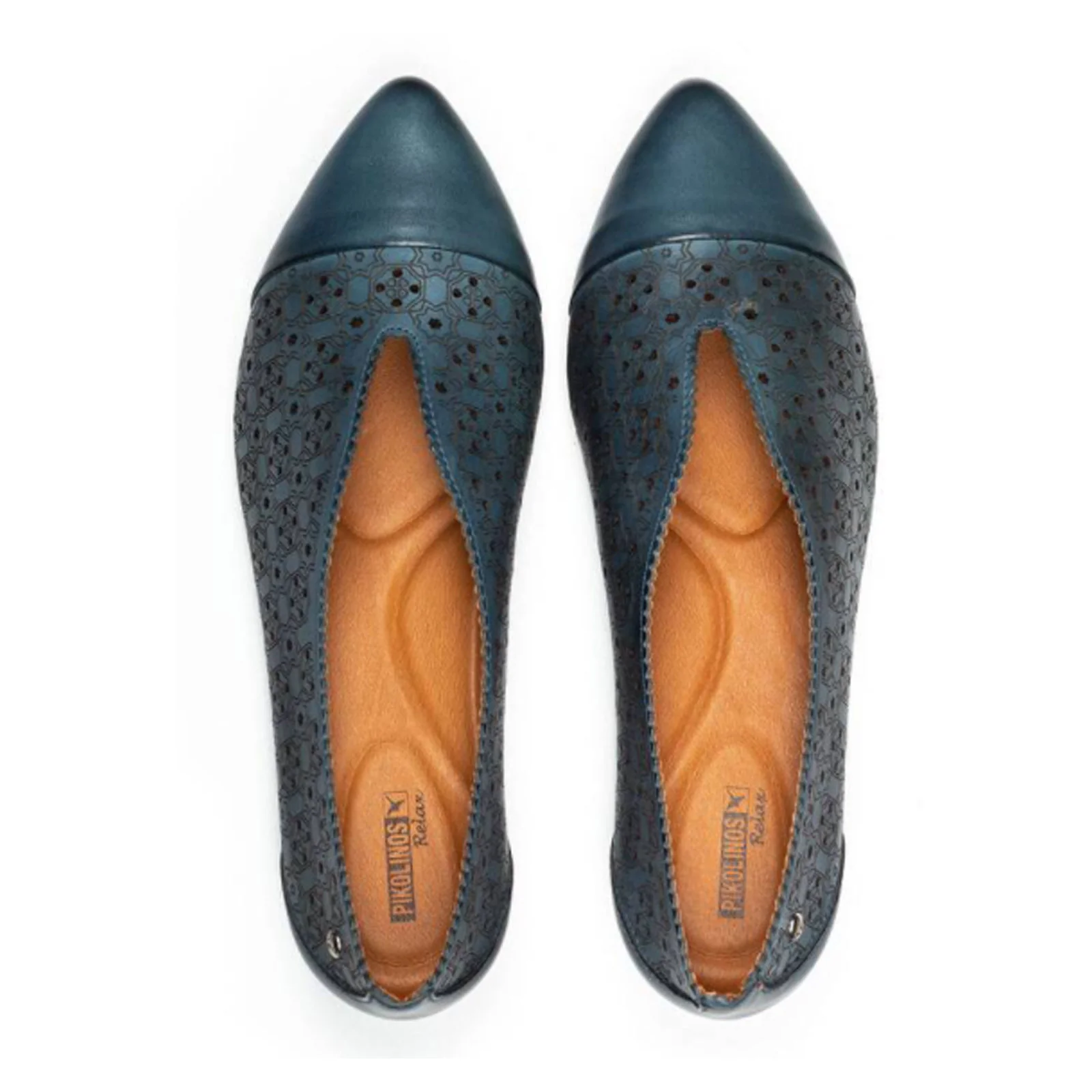 Pikolinos La Marina W5L-4842 Flat (Women) - Sapphire Leather - Image 2