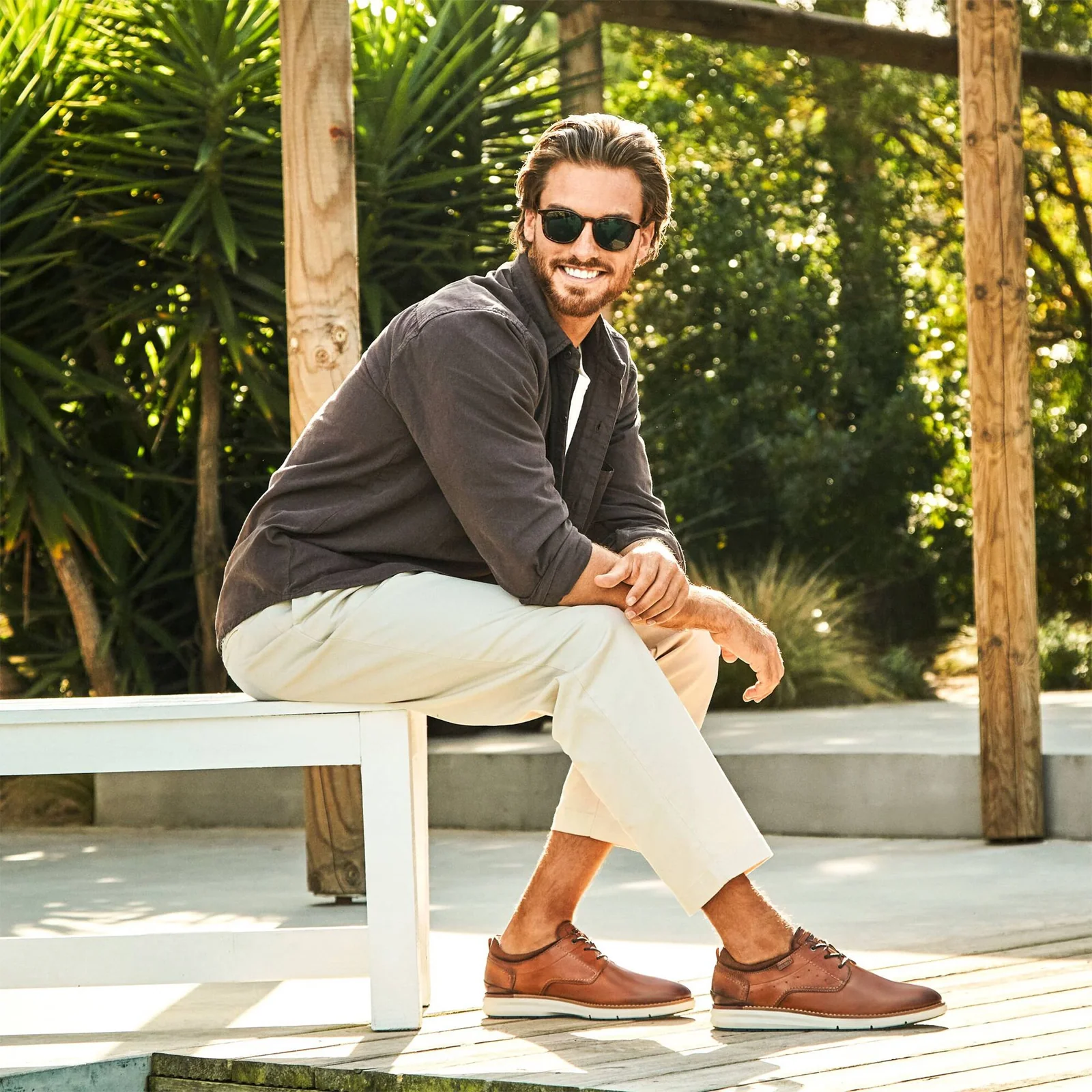 Pikolinos Manacor M1A-4276C1 Oxford (Men) - Brandy - Image 7