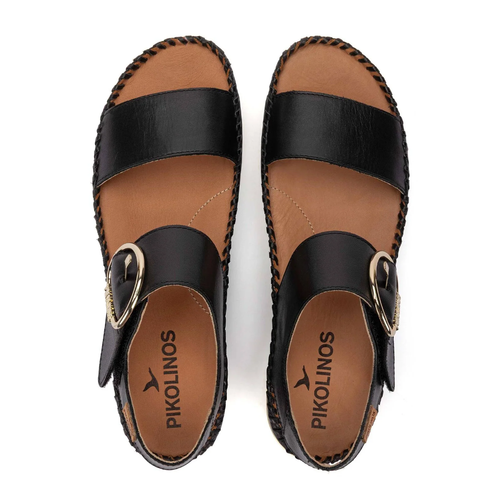 Pikolinos Marina W1C-0709 Wedge Sandal (Women) - Black - Image 5