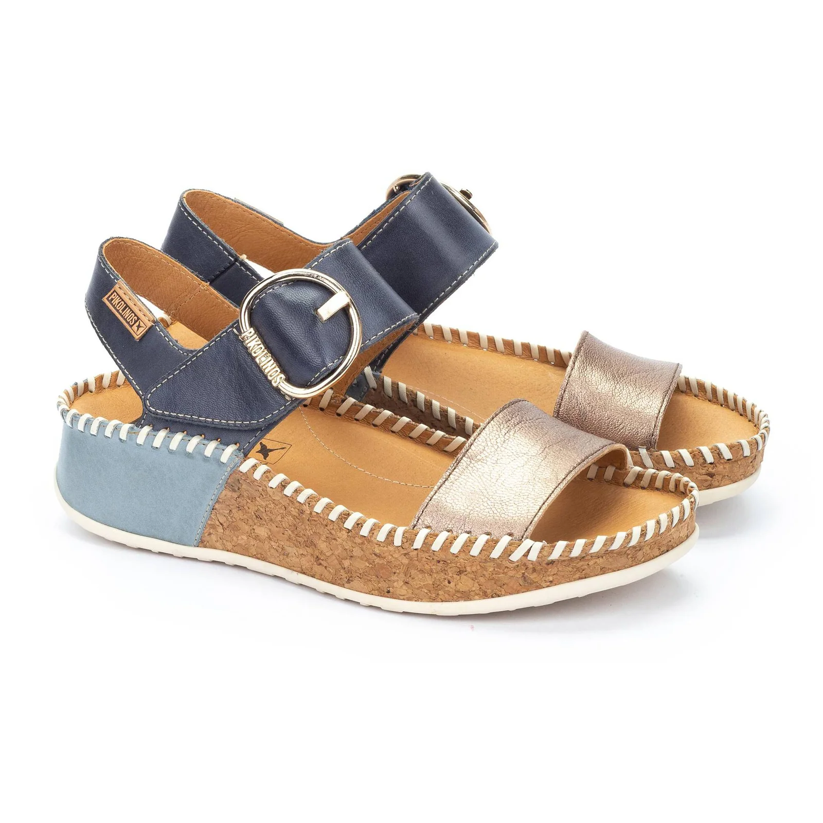 Pikolinos Marina W1C-0709CLC1 Wedge Sandal (Women) - Stone - Image 2