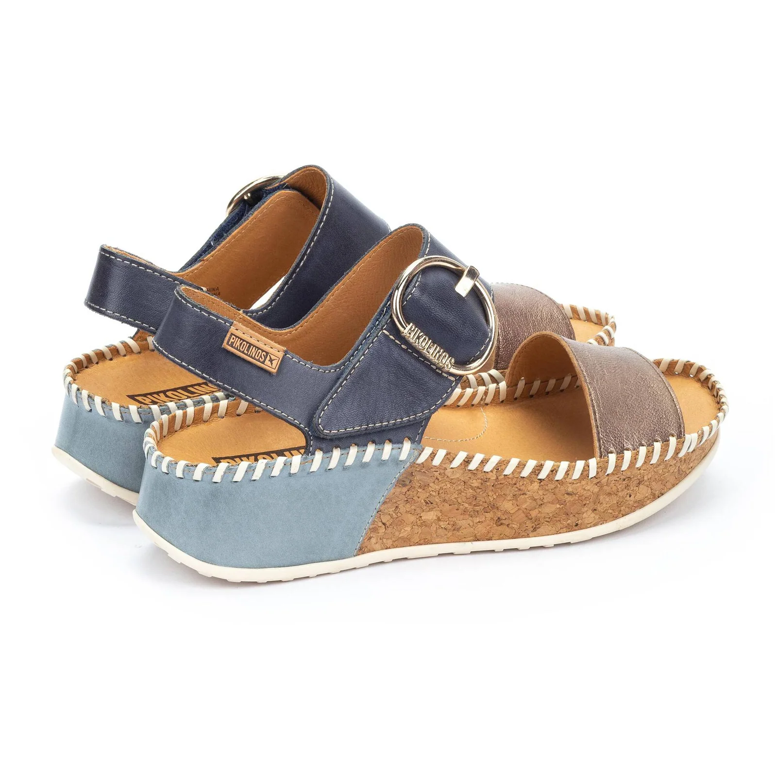 Pikolinos Marina W1C-0709CLC1 Wedge Sandal (Women) - Stone - Image 3