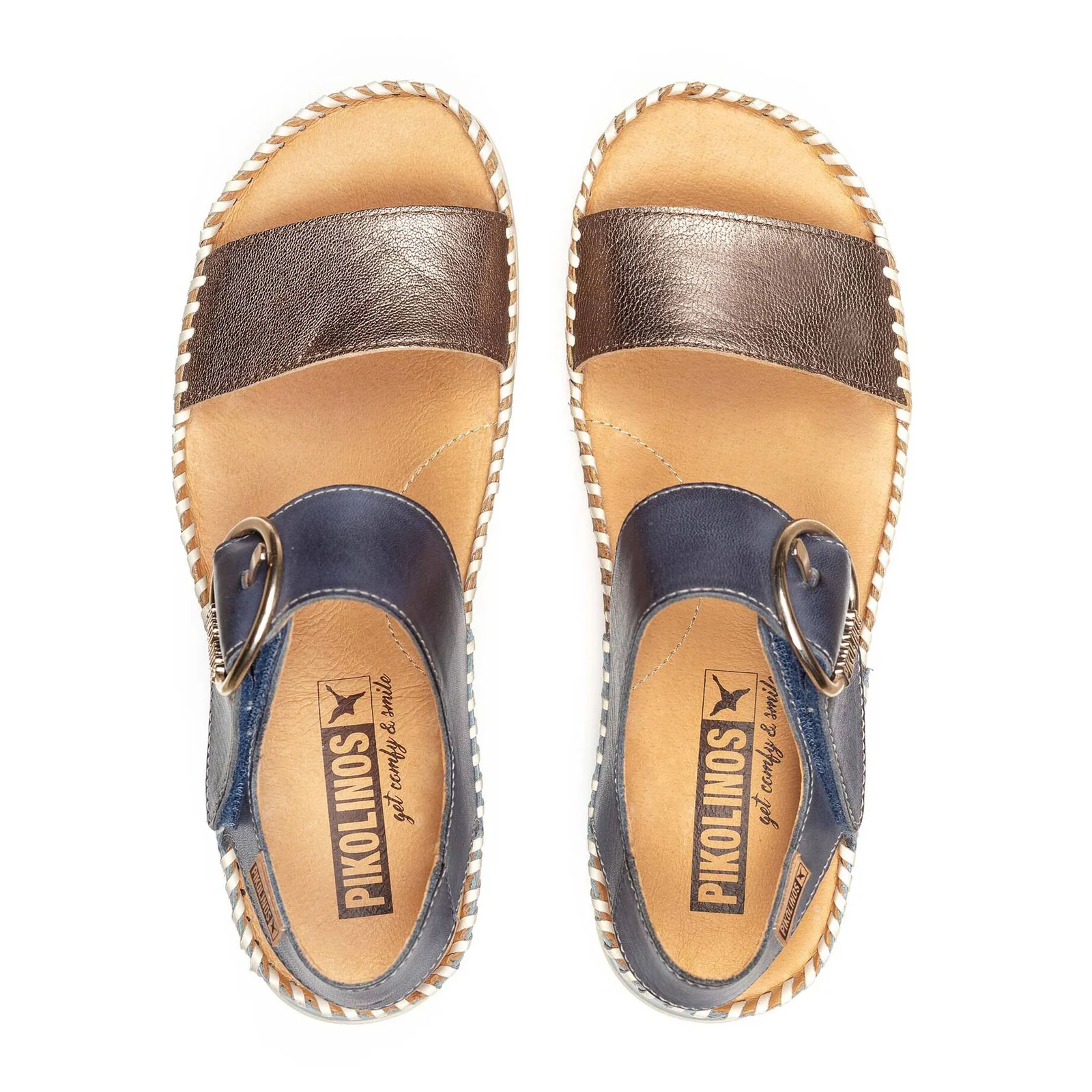 Pikolinos Marina W1C-0709CLC1 Wedge Sandal (Women) - Stone - Image 4