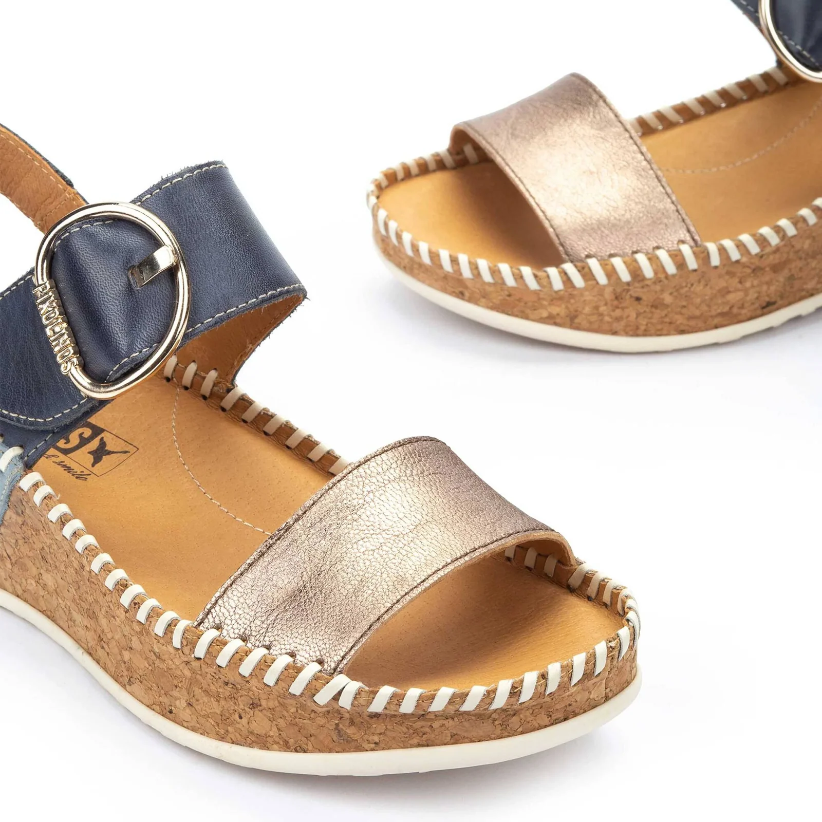Pikolinos Marina W1C-0709CLC1 Wedge Sandal (Women) - Stone - Image 5