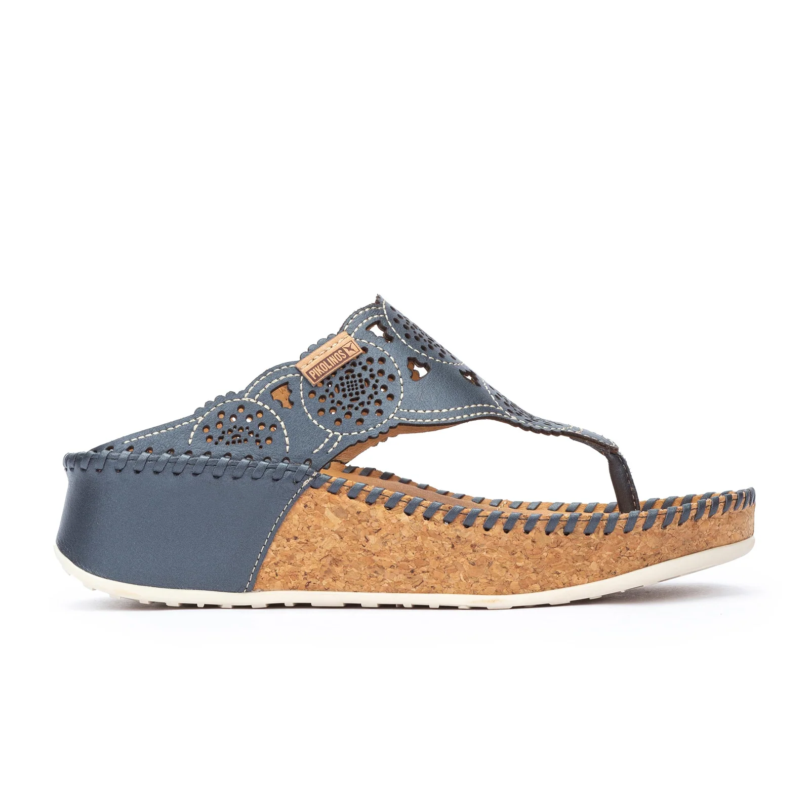 Pikolinos Marina W1C-0745 Wedge Sandal (Women) - Blue Leather