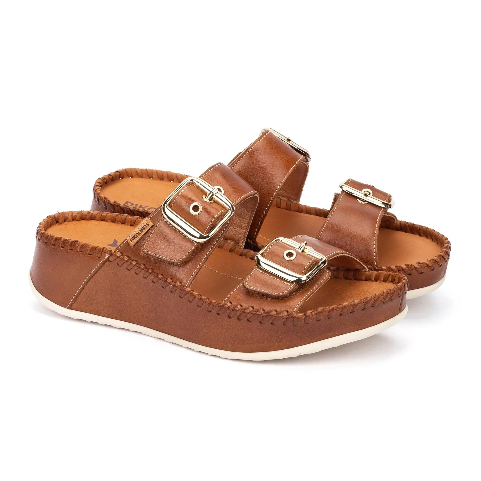 Pikolinos Marina W1C-0957 Slide Sandal (Women) - Brandy - Image 2