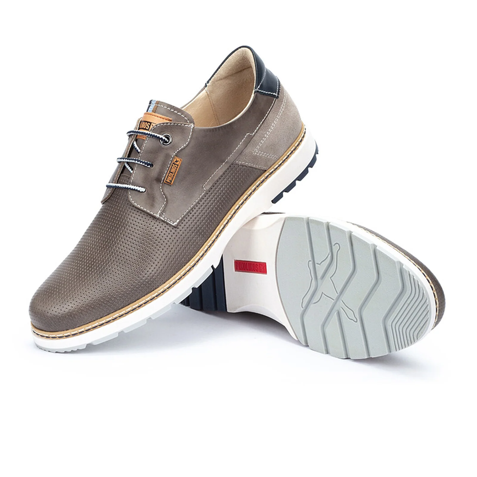 Pikolinos Olvera M8A-4222C1 Oxford (Men) - Dark Grey Leather - Image 3