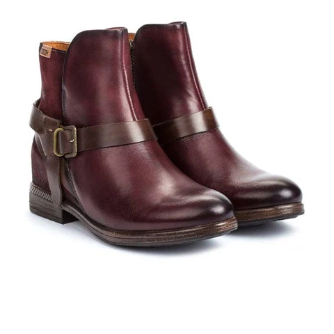 Pikolinos Ordino W8M-8919 Ankle Boot (Women) - Garnet Leather - Image 2