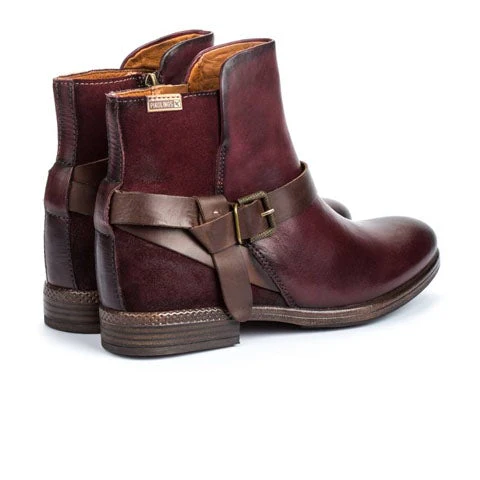 Pikolinos Ordino W8M-8919 Ankle Boot (Women) - Garnet Leather - Image 3