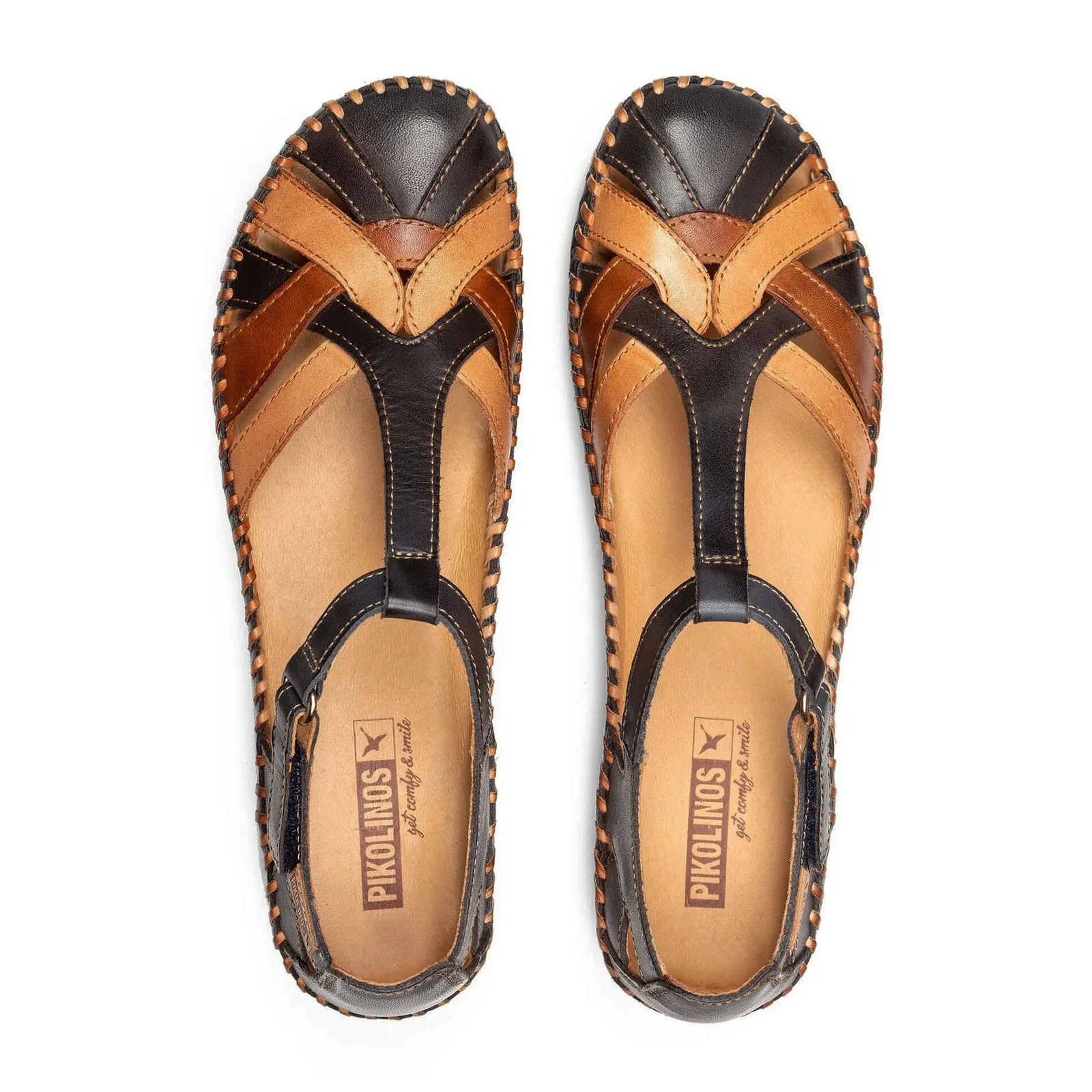 Pikolinos P. Vallarta 655-0732C5 Backstrap Sandal (Women) - Navy Blue Leather - Image 6