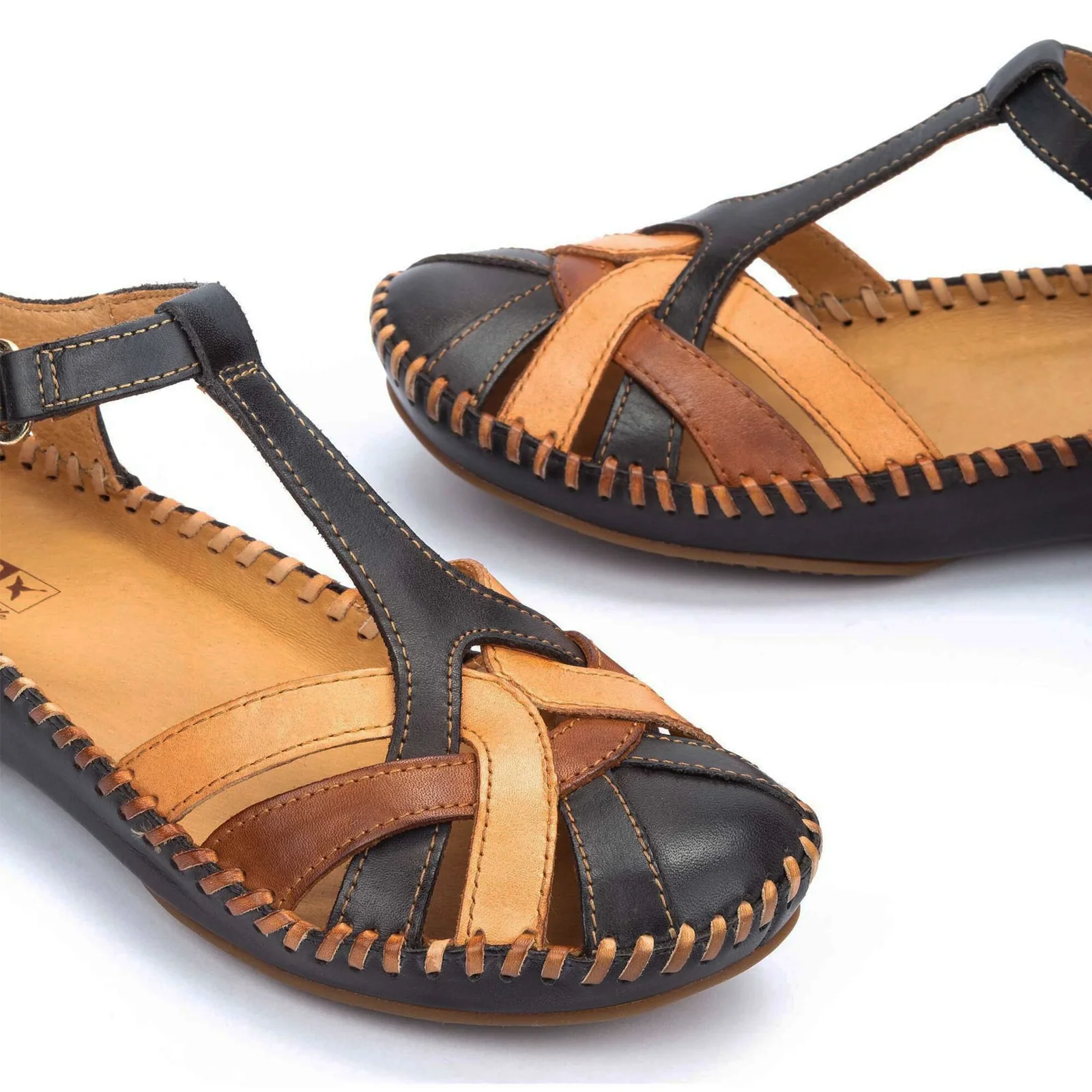 Pikolinos P. Vallarta 655-0732C5 Backstrap Sandal (Women) - Navy Blue Leather - Image 7