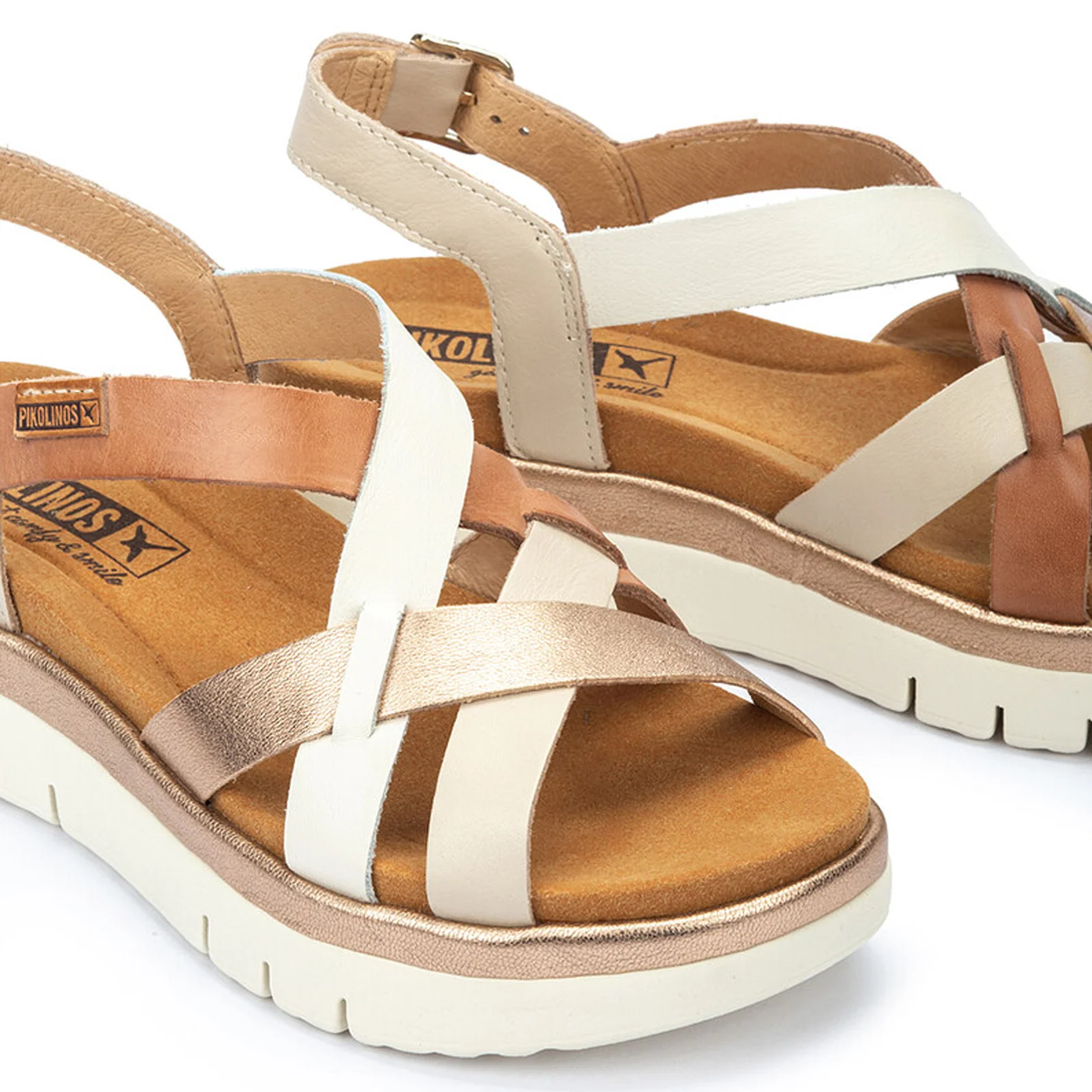 Pikolinos Palma W4N-0650C1 Backstrap Sandal (Women) - Marfil - Image 5