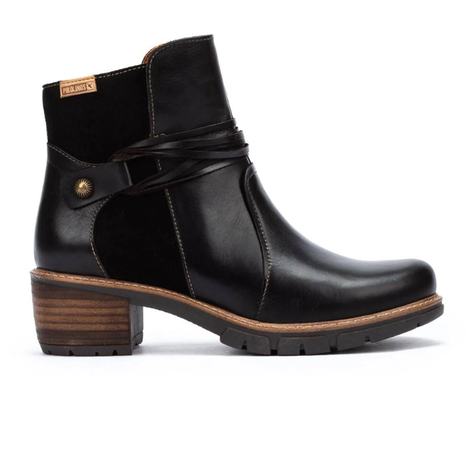 Pikolinos San Sebastia W1T-8906C2 Ankle Boot (Women) - Black Leather