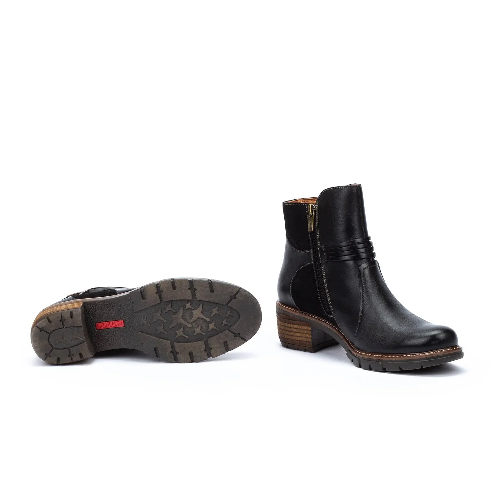Pikolinos San Sebastia W1T-8906C2 Ankle Boot (Women) - Black Leather - Image 4