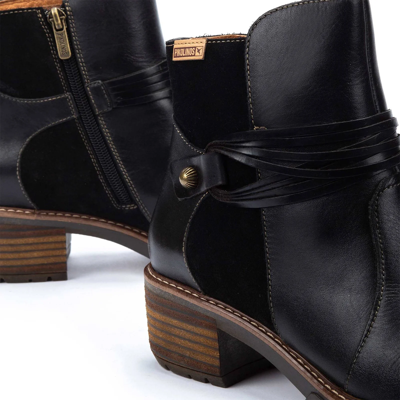 Pikolinos San Sebastia W1T-8906C2 Ankle Boot (Women) - Black Leather - Image 5