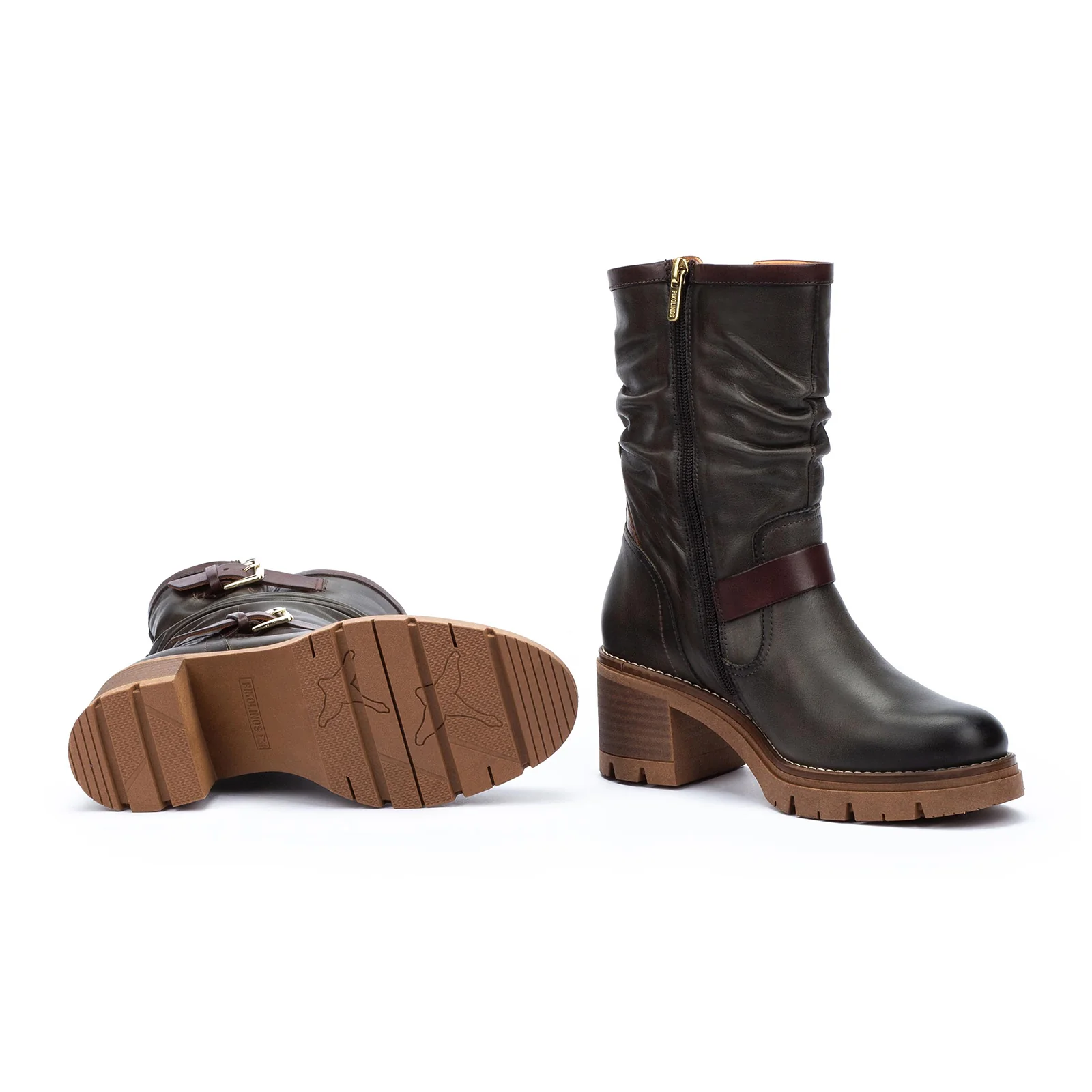 Pikolinos Soria W0B-8534C1 Mid Boot (Women) - Forest - Image 5