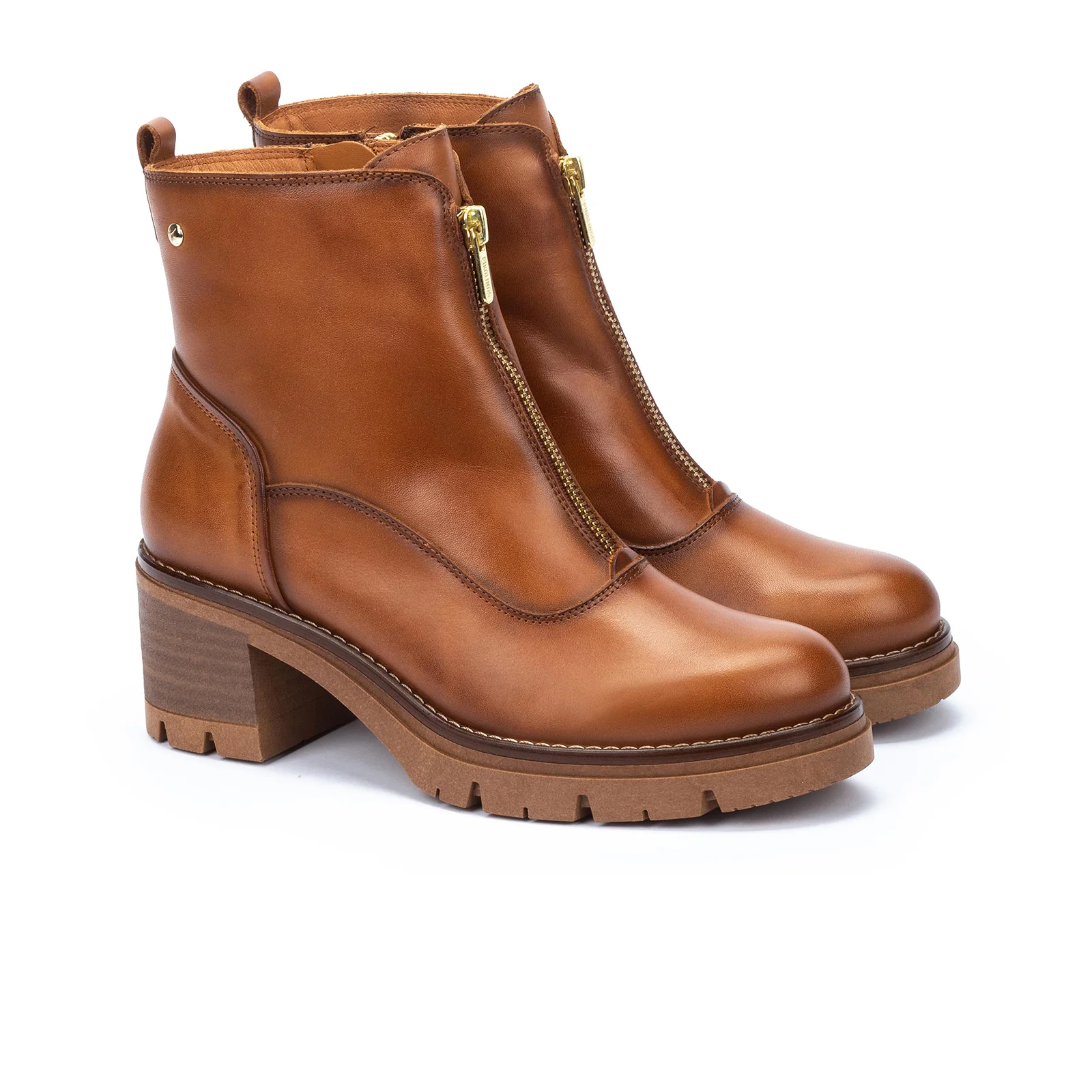 Pikolinos Soria W0B-8626 Heeled Ankle Boot (Women) - Brandy - Image 2