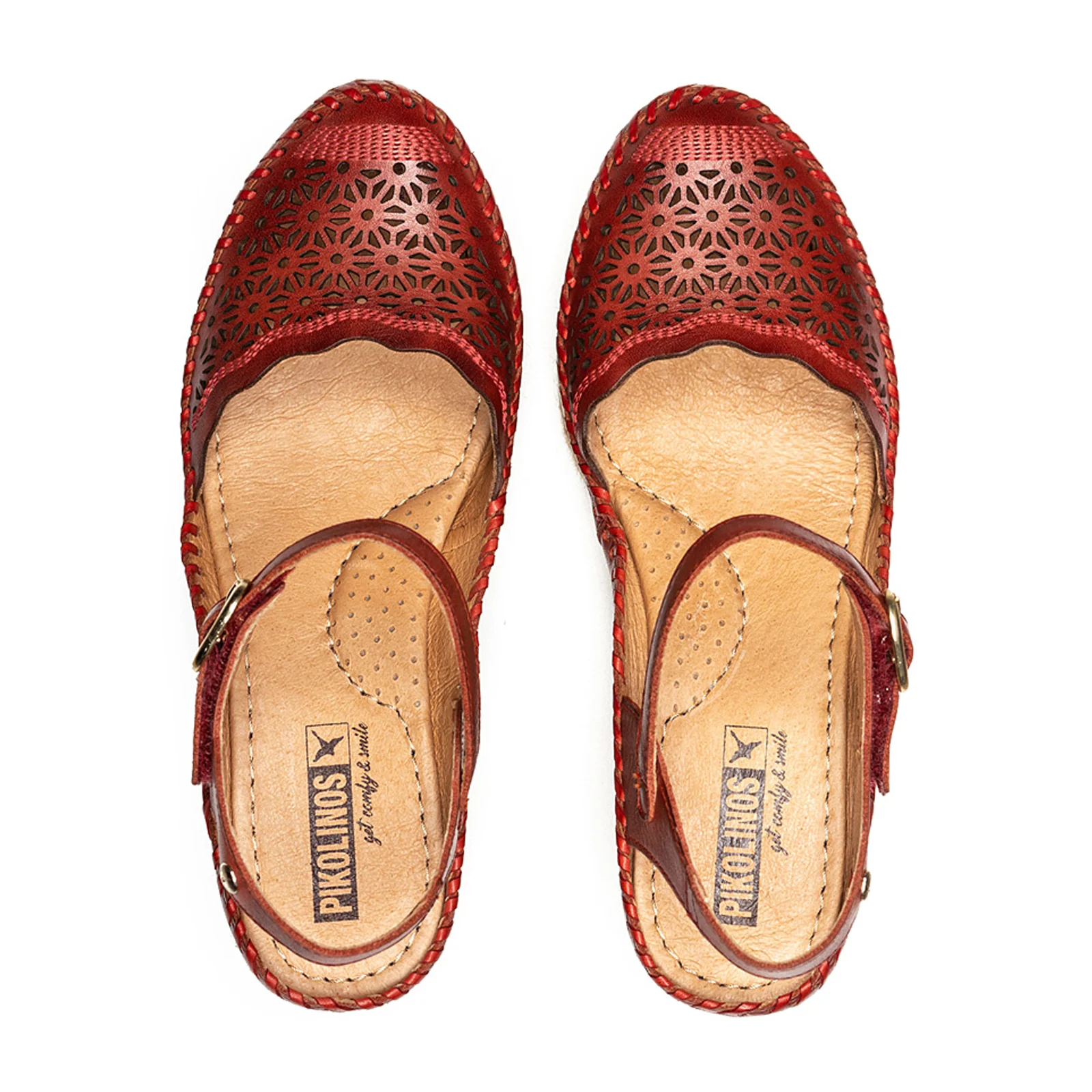 Pikolinos Vila W9Y-1508 Wedge Sandal (Women) - Sandia Leather - Image 3