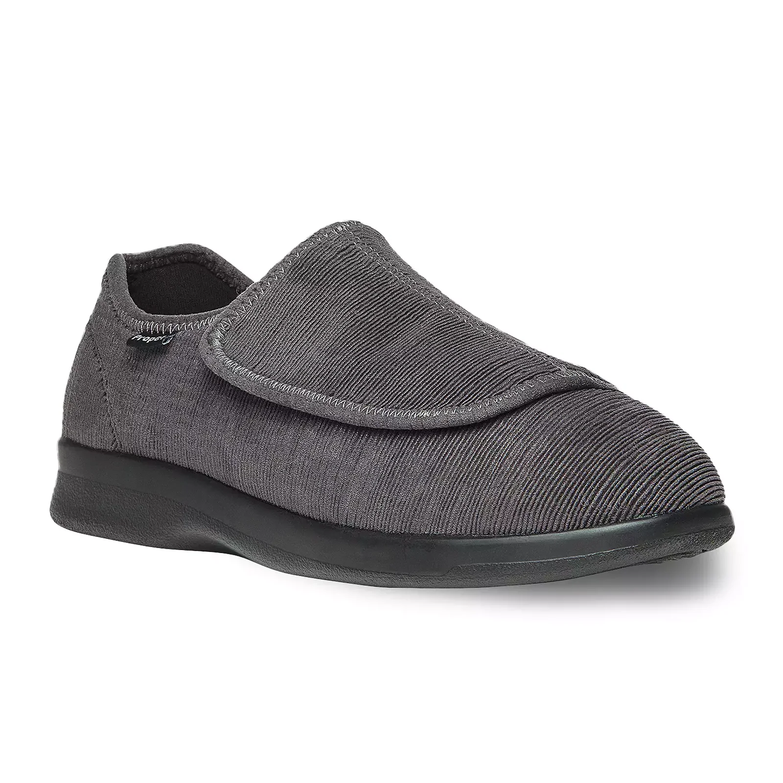 Propet Cush N Foot Slipper (Men) - Slate Corduroy - Image 3