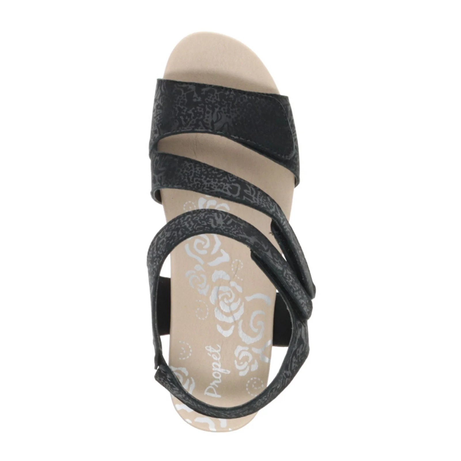 Propet Millie Wedge Sandal (Women) - Black - Image 3