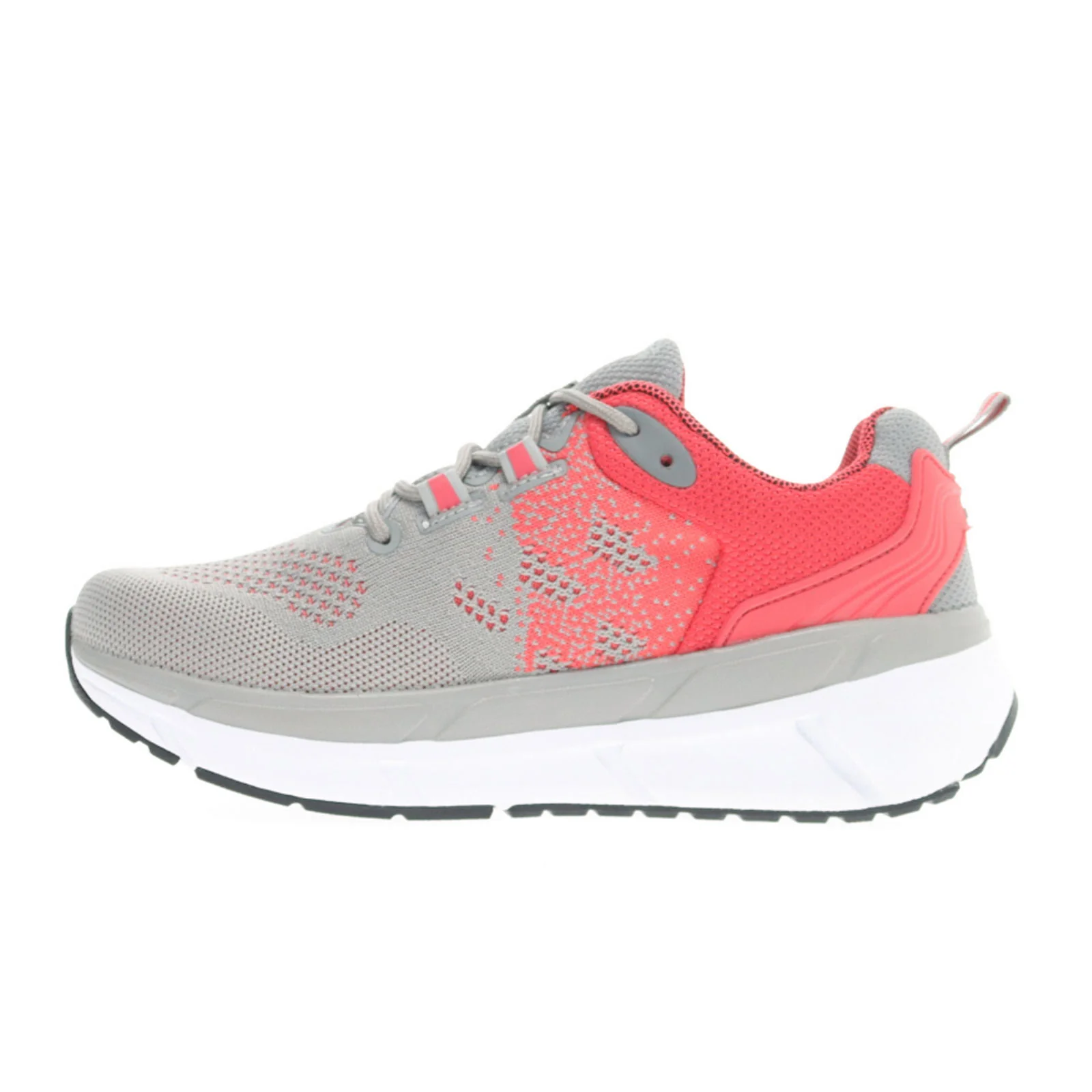 Propet Ultra Walking Shoe (Women) - Light Grey/Salmon - Image 2