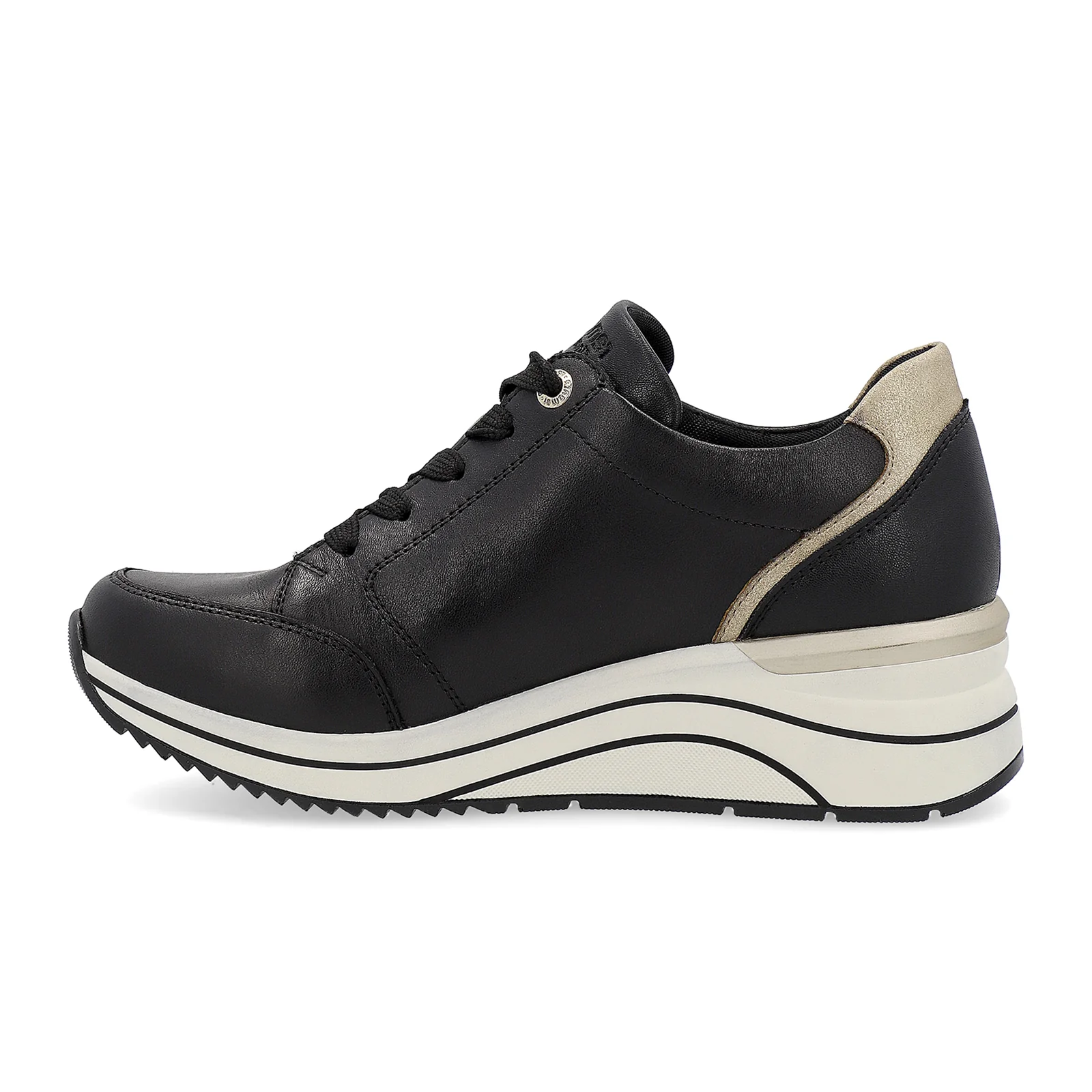 Remonte Eleni 03 Sneaker (Women) - Schwarz/Ginger Gold - Image 2