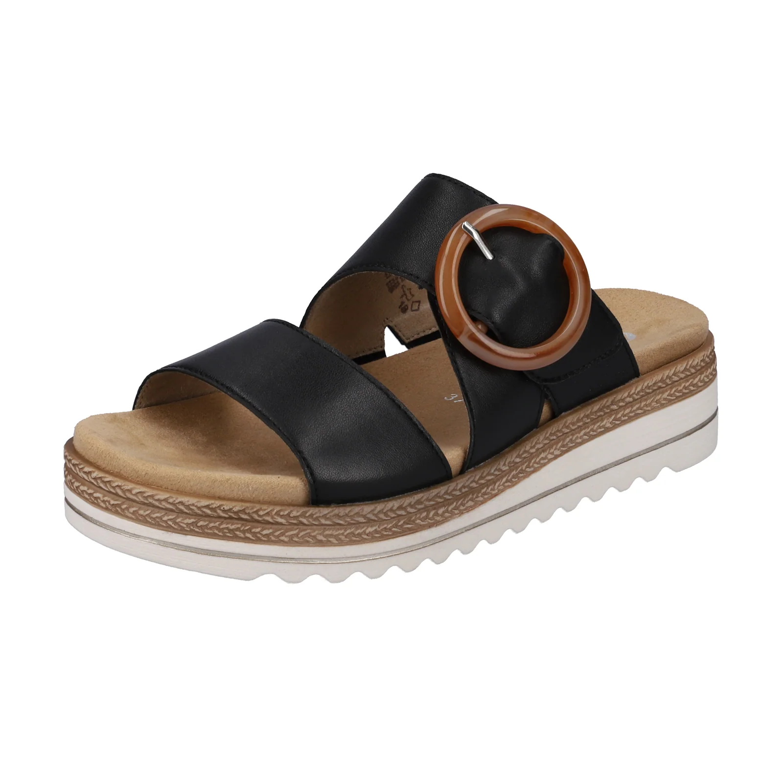 Remonte Jocelyn 51 Slide Sandal (Women) - Black/Black - Image 3