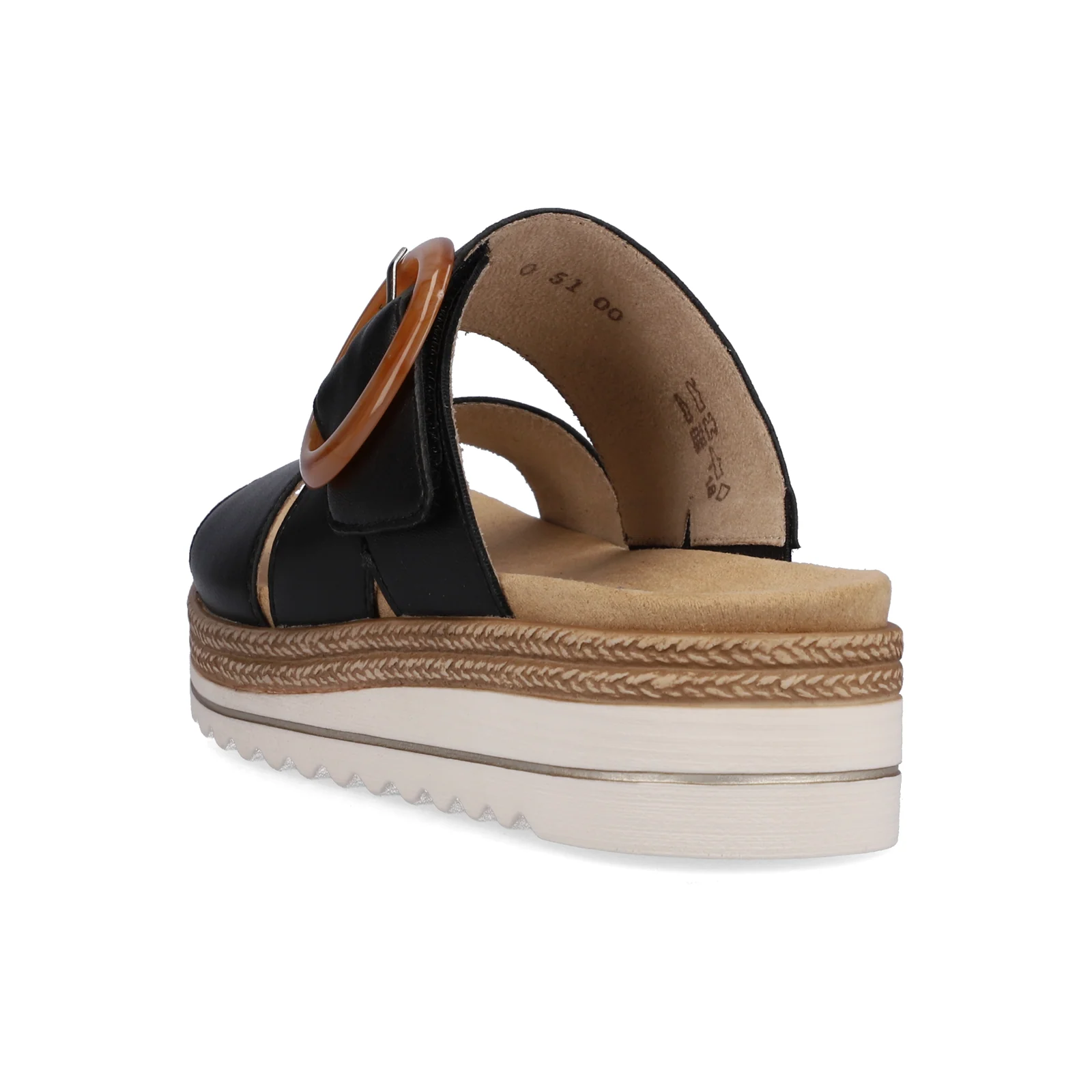 Remonte Jocelyn 51 Slide Sandal (Women) - Black/Black - Image 5