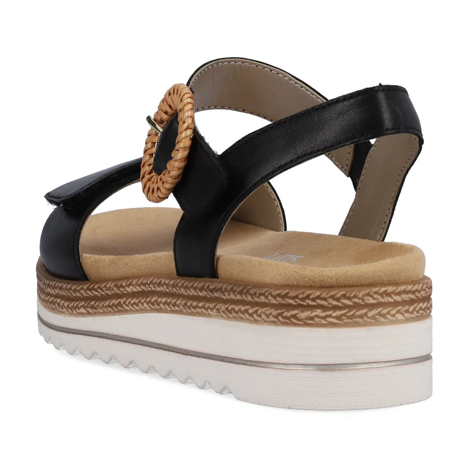 Remonte Jocelyn 52 Flatform Backstrap Sandal (Women) - Black - Image 5
