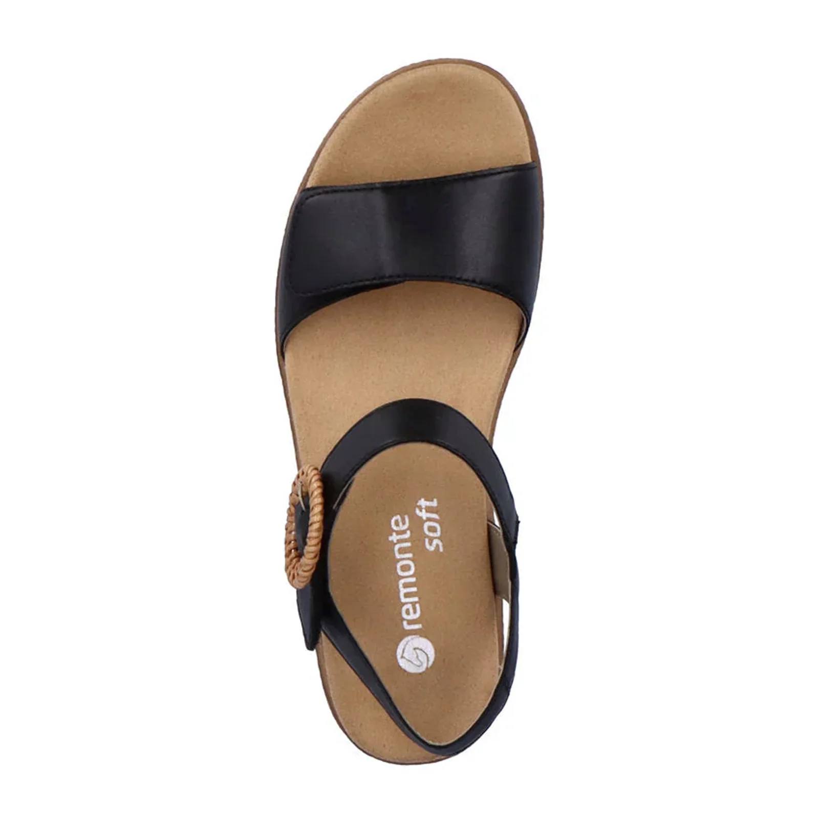 Remonte Jocelyn 52 Flatform Backstrap Sandal (Women) - Black - Image 6