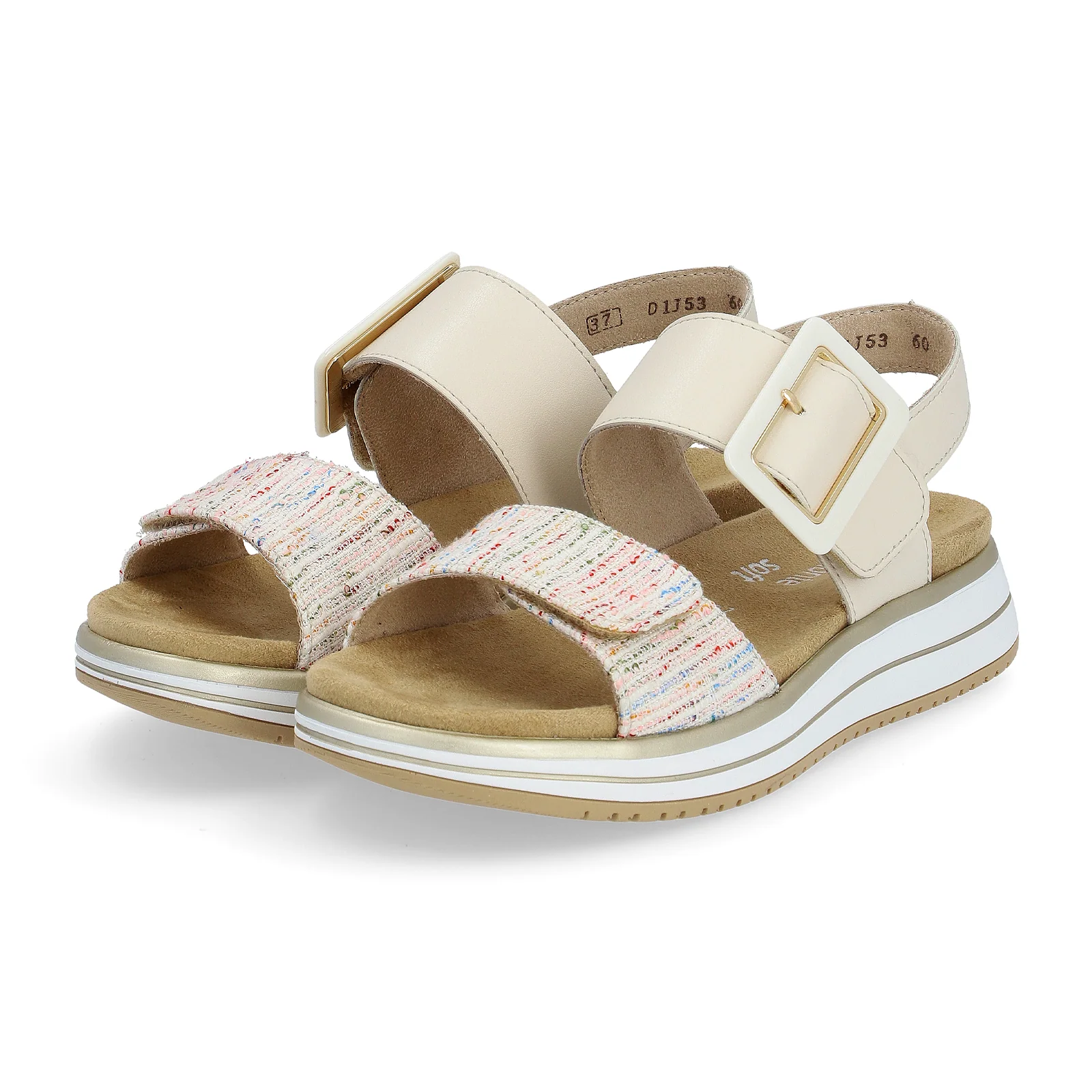 Remonte Jocelyn 53 Sandal (Women) - Weiss Multi/Porzellan Carpino - Image 2