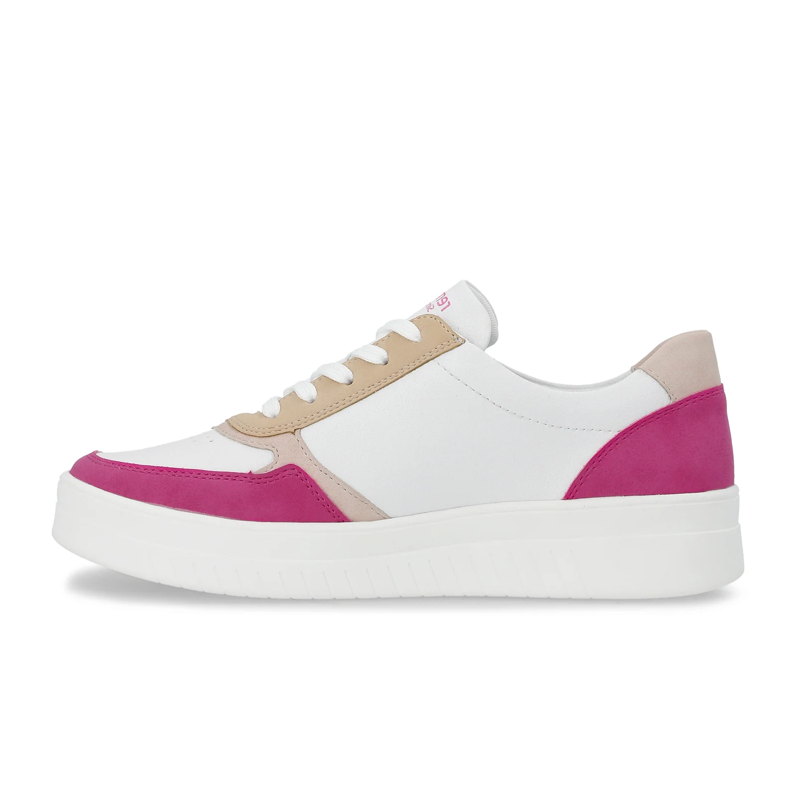 Remonte Kendra 01 Sneaker (Women) - Magenta/Weiss/Rose/Tan - Image 2