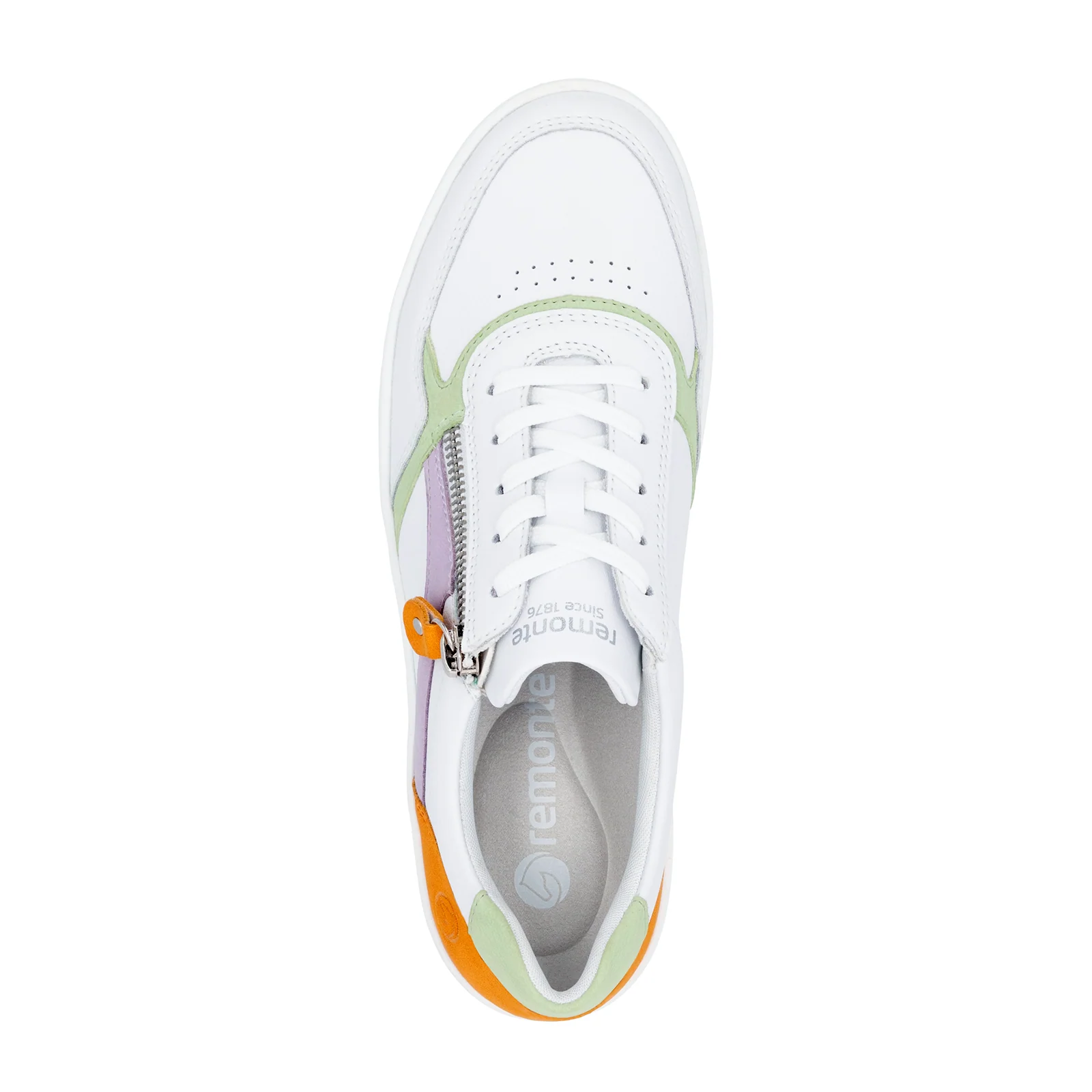 Remonte Kendra 01 Sneaker (Women) - Weiss/Light Mint/Mauve/Mango - Image 7