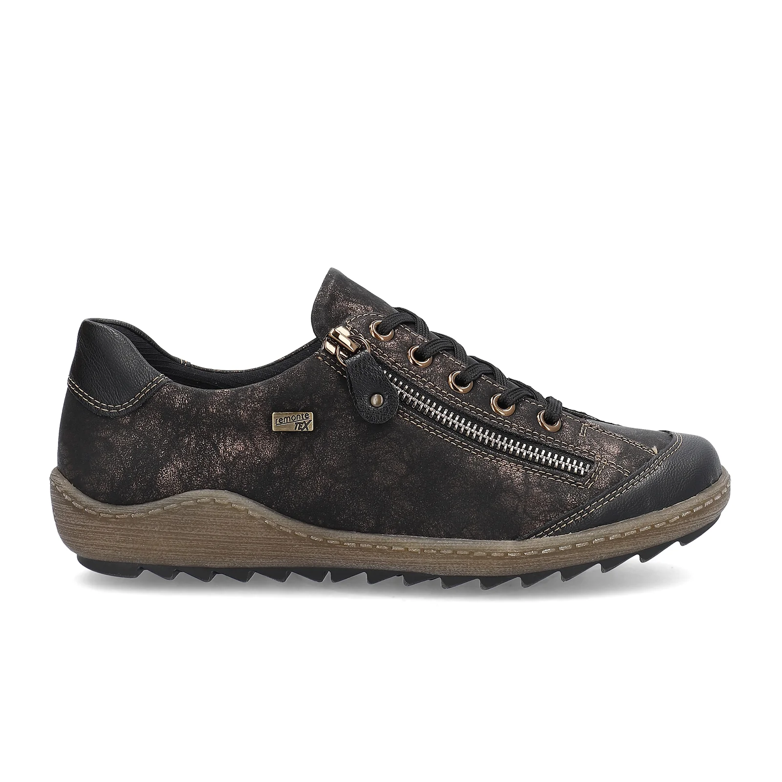 Remonte Liv 02 Sneaker (Women) - Schwarz/Antique