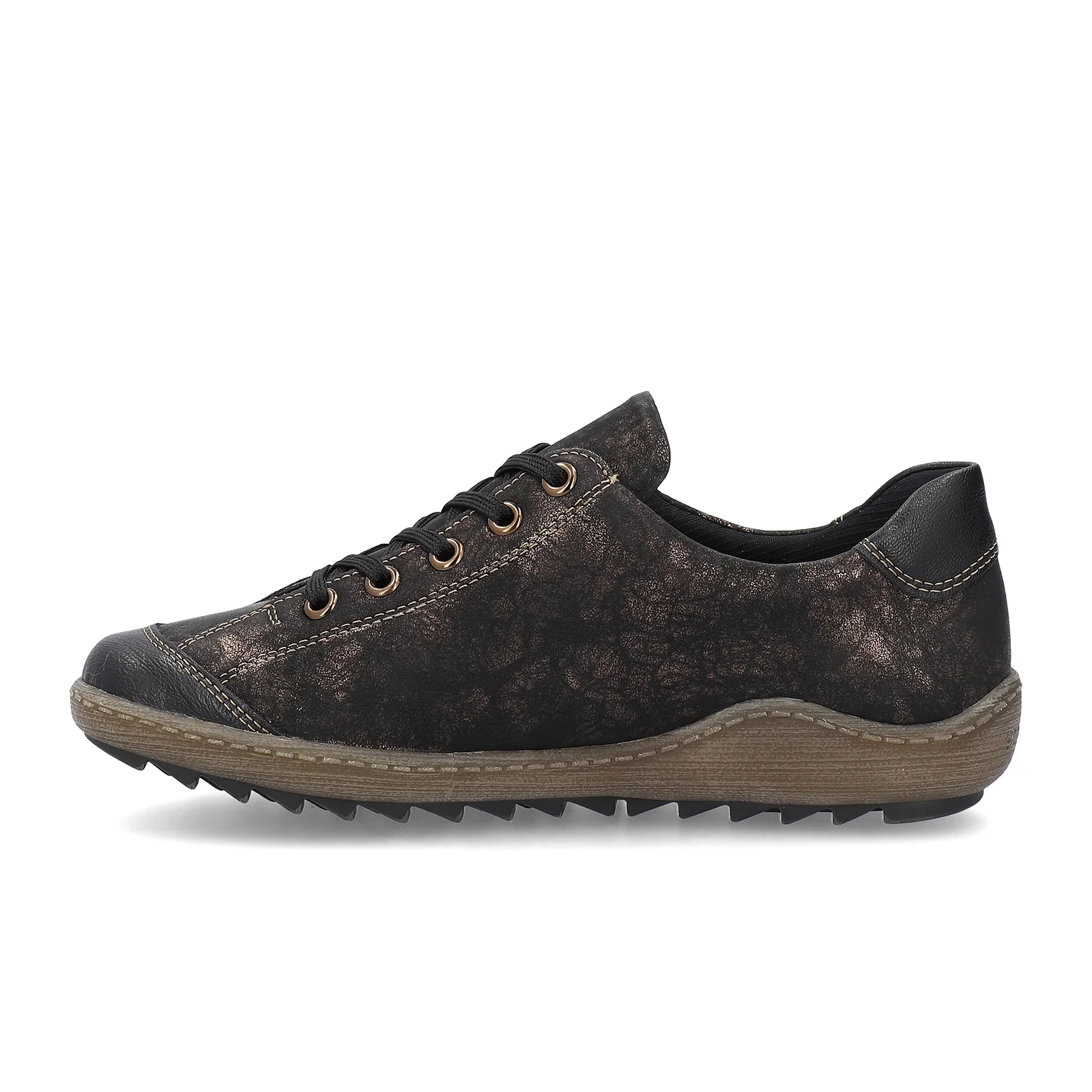 Remonte Liv 02 Sneaker (Women) - Schwarz/Antique - Image 2